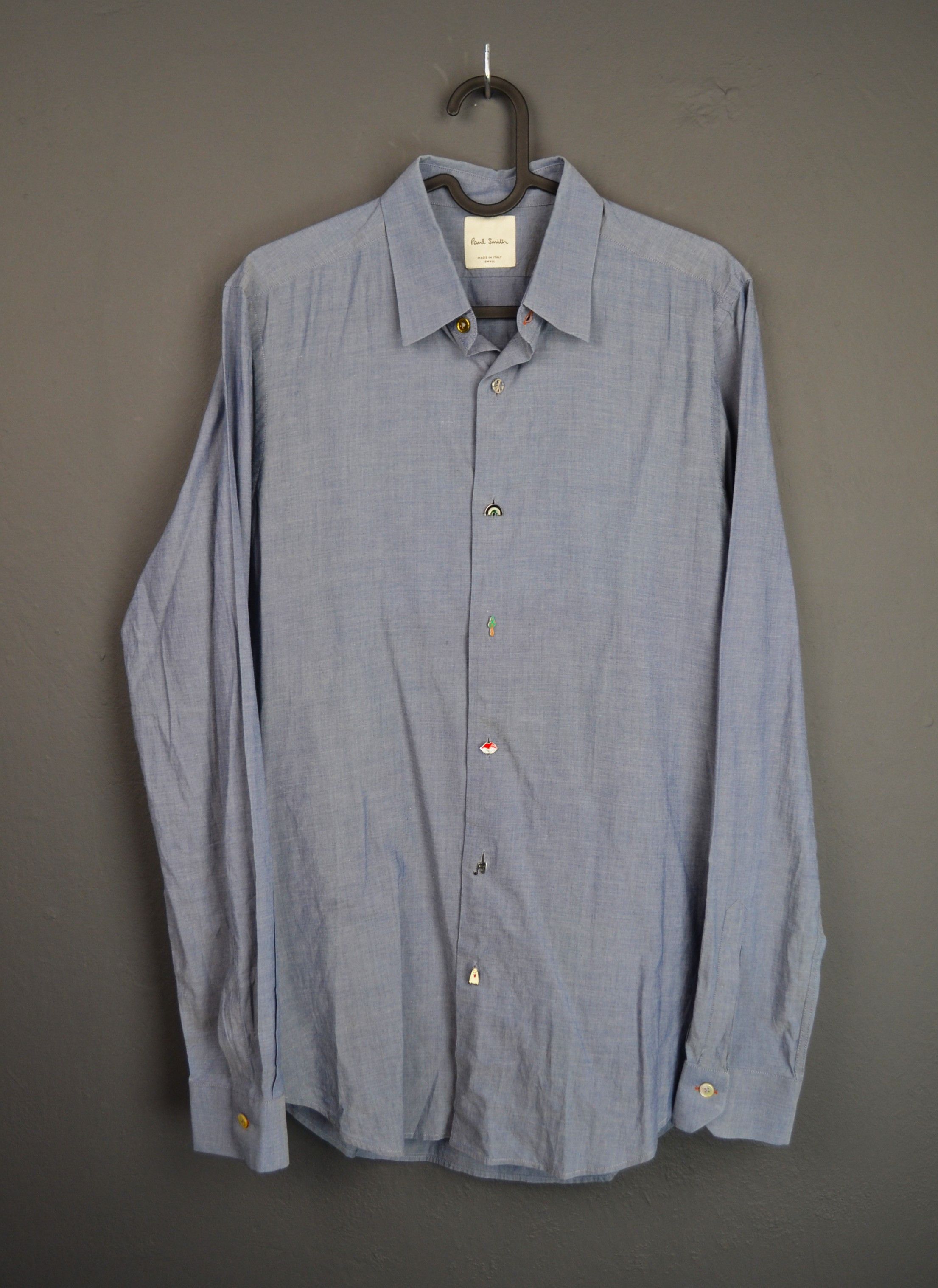 Paul Smith Paul Smith S size Charm Buttons shirt Size US S / EU 44-46 / 1 - 1 Thumbnail