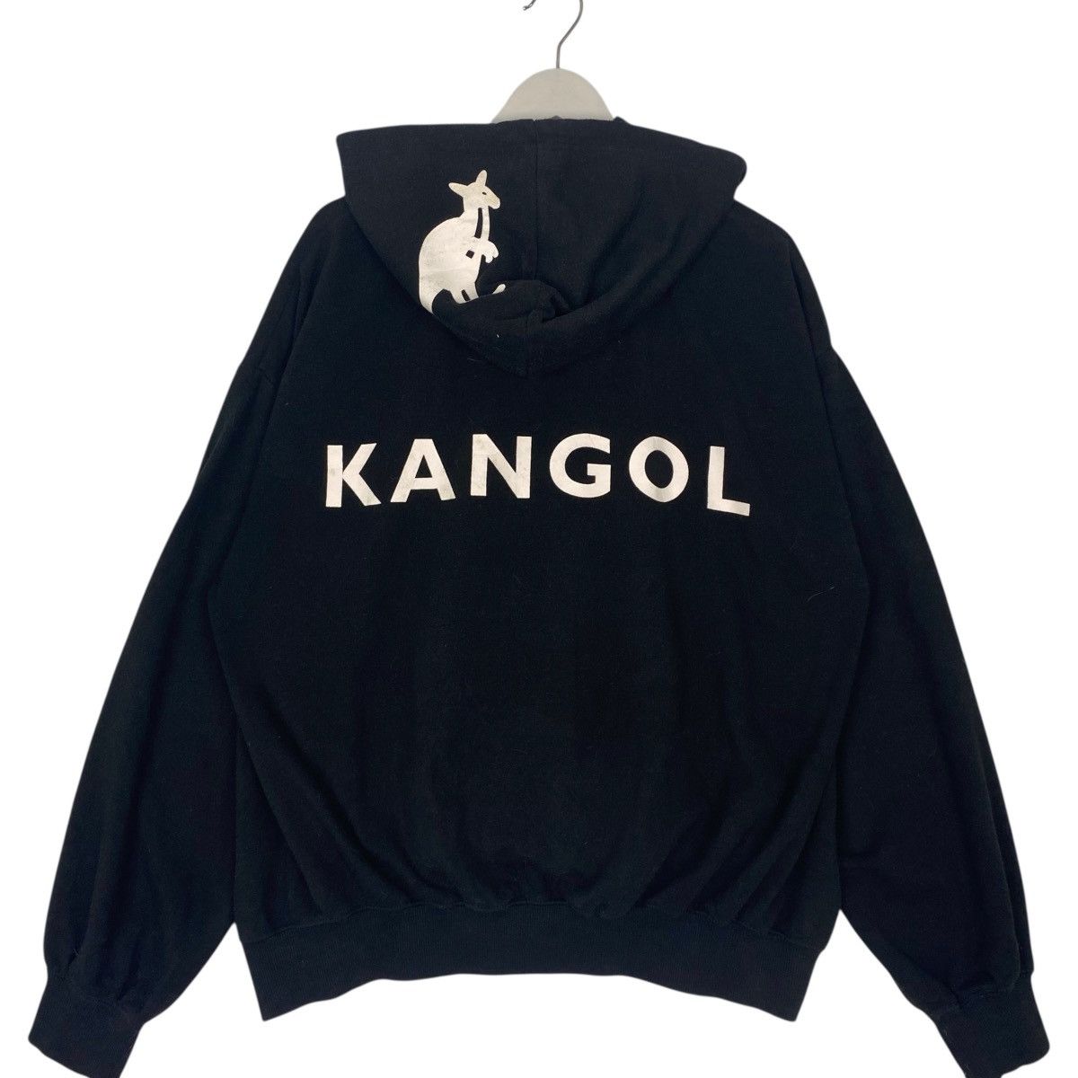Other Vintage Kangol Sport Big Printed Logo Hoodie Black Size L Size US L / EU 52-54 / 3 - 5 Thumbnail
