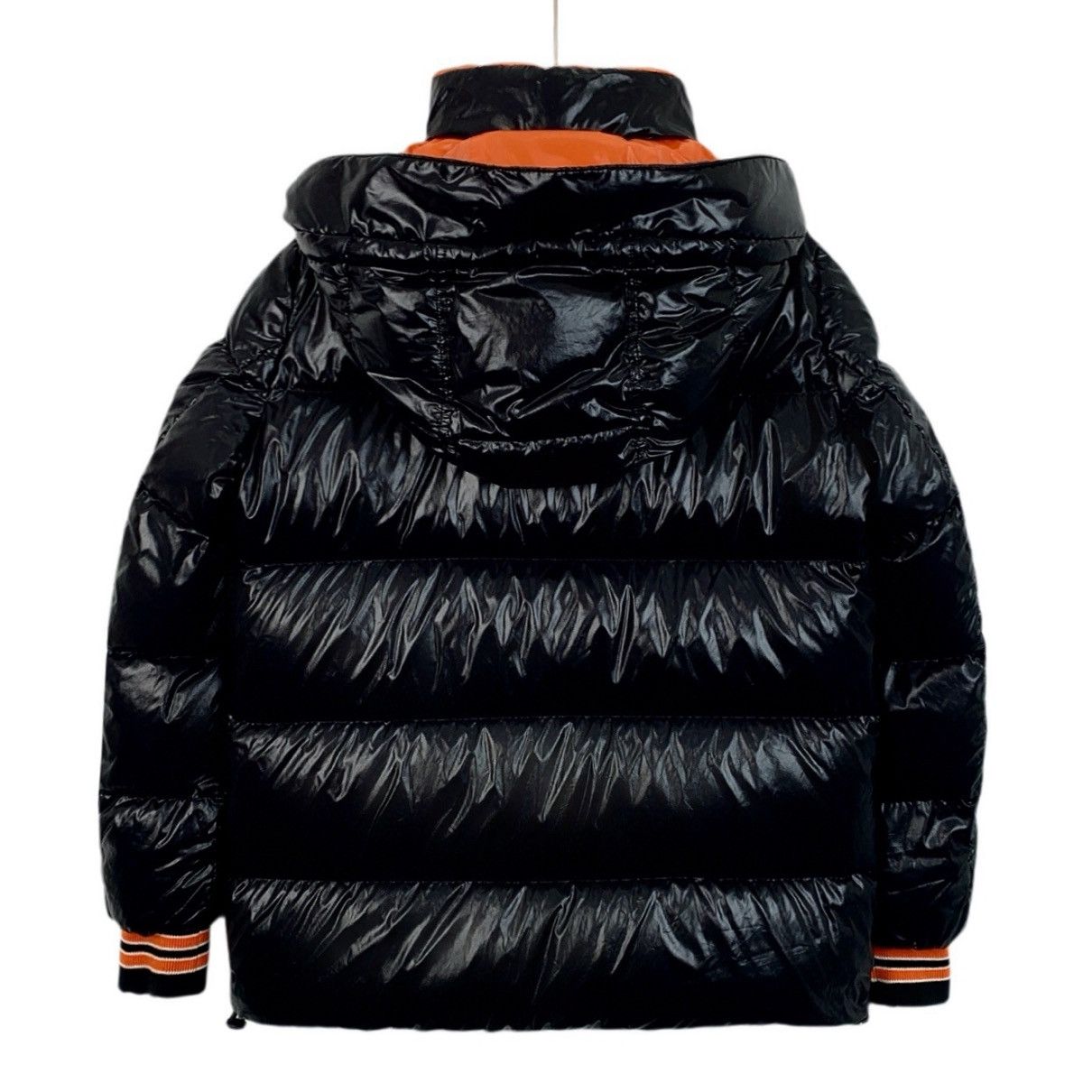 Burberry Burberry Bbr Black Glossy Logo Appliqué Hooded Down Jacket Size XS / US 0-2 / IT 36-38 - 2 Thumbnail