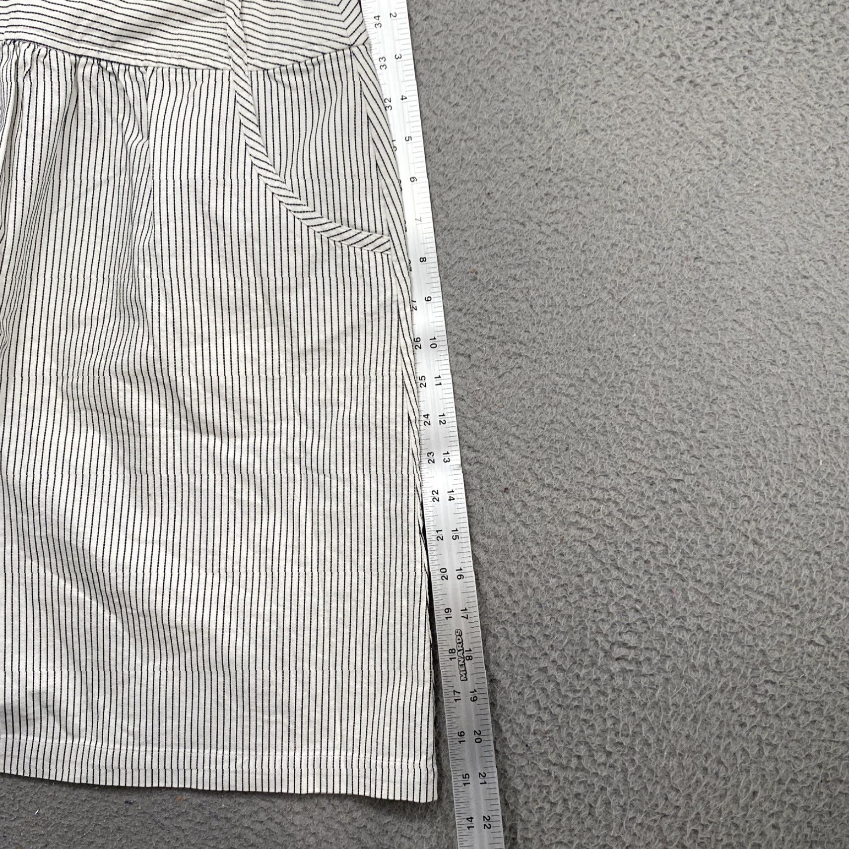 Talbots Talbots Skirt Women’s Knee Length A-Line Pockets Stretch Cotton Striped Size 6 Multicolor Black White Womens Size 28" / US 6 / IT 42 - 5 Thumbnail