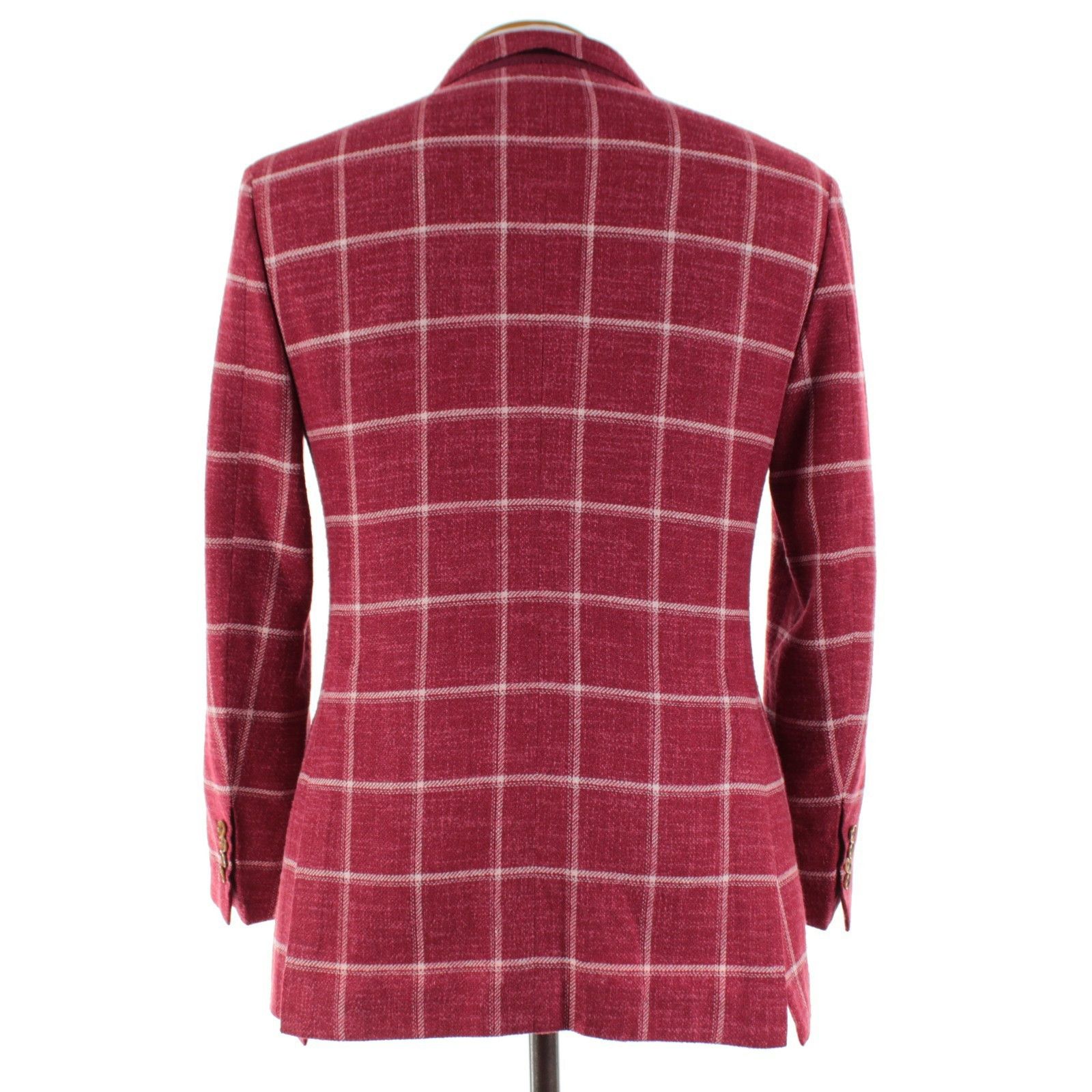 SARTORIO Sartorio Sport Coat Size 38 Regular US in Red Size 38R - 5 Thumbnail