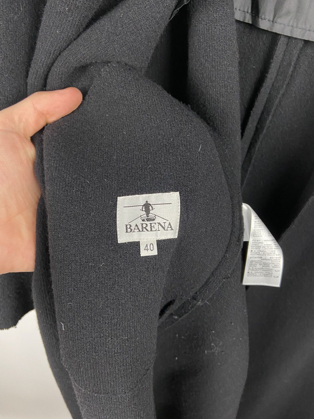 Barena Barena Venezia Black Womens Open Coat Luxury Size S / US 4 / IT 40 - 10 Thumbnail