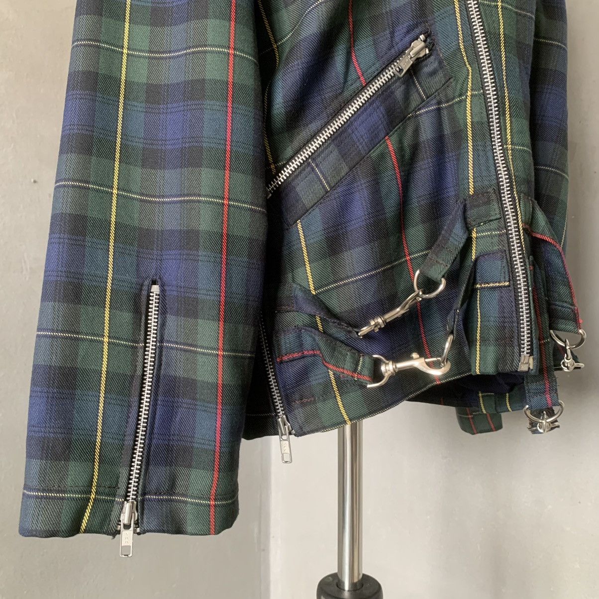 Vintage VERY RARE King Mob London Green Tartan Seditionaries Jacket Size US L / EU 52-54 / 3 - 3 Thumbnail