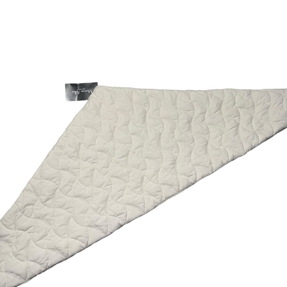 Free People New Free People Triangle Quilt Cream Hair Scarf Size ONE SIZE - 6 Thumbnail