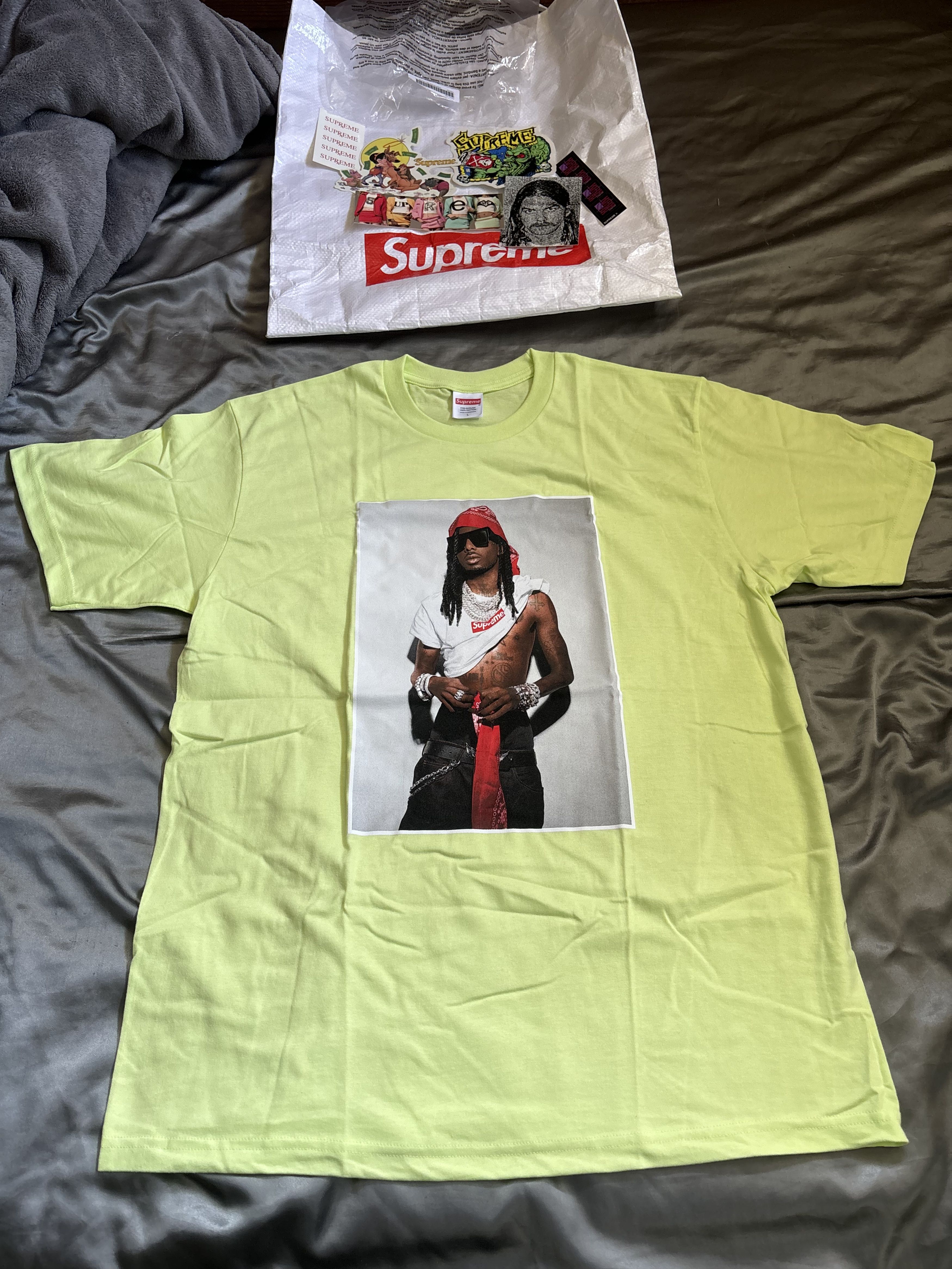 Supreme Supreme Playboi Carti Tee Camo | Grailed