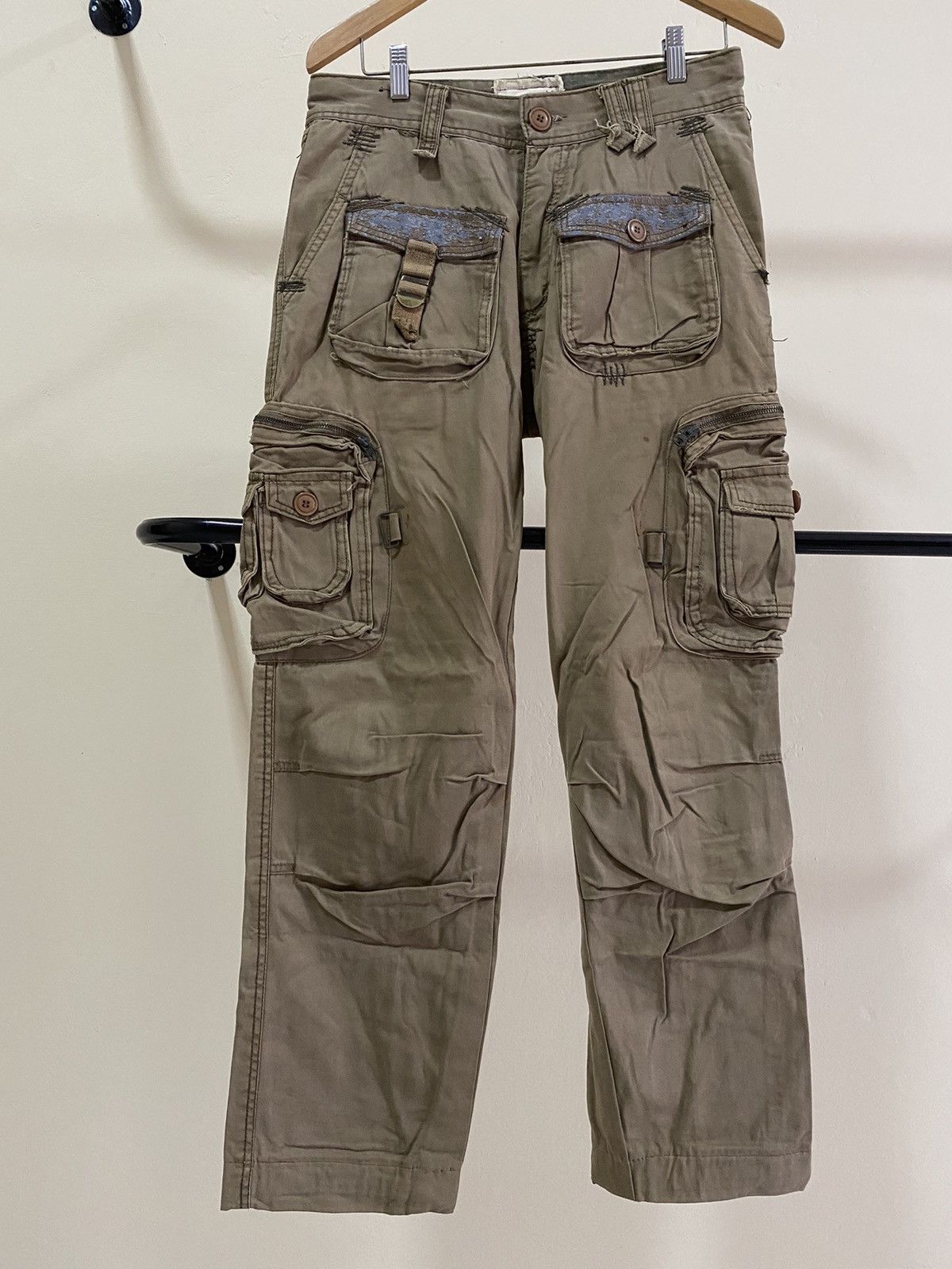 Hysteric Glamour No Brand Rare Design Tactical Multi Pocket Brown Cargo Army Size US 32 / EU 48 - 2 Thumbnail