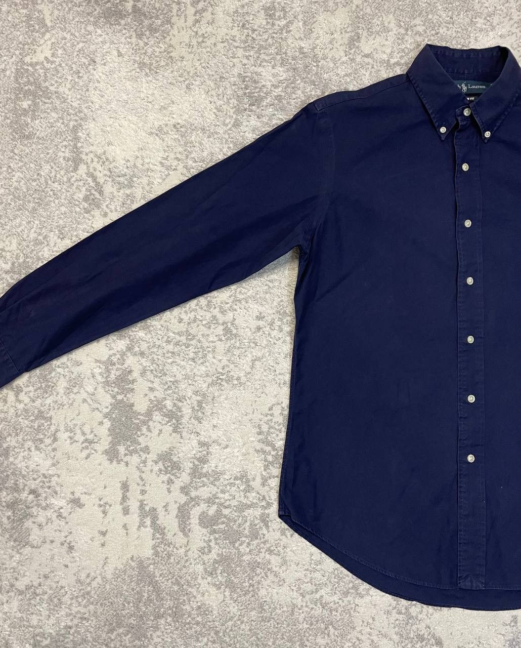 Ralph Lauren Vintage Ralph Lauren Shirt Custom Fit Navy Blue Men’s Size US M / EU 48-50 / 2 - 5 Thumbnail