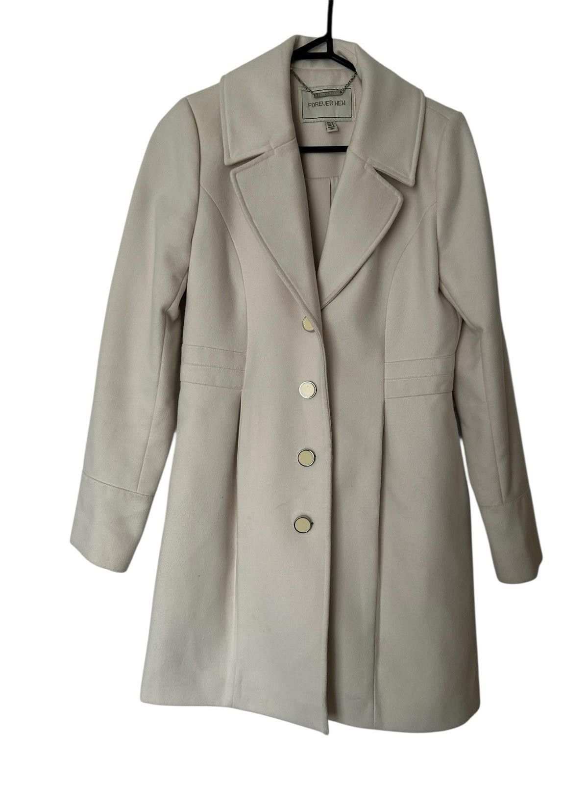 Other Forever New Jacket Trench Pea Coat Collared EUC - Sz 10 US 6 Size M / US 6-8 / IT 42-44 - 3 Thumbnail