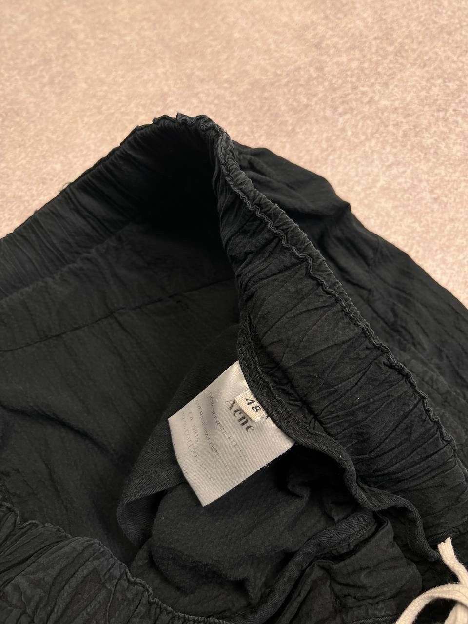 Acne Studios VINTAGE ACNE STUDIOS CRINKLED ARCHIVAL DRAWSTRING PANTS 32 Size US 32 / EU 48 - 3 Thumbnail