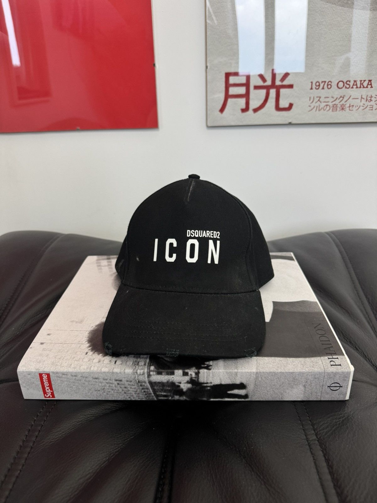 Dsquared2 Dsquared Icon Hat Designer Black White Snapback Cap One Size Size ONE SIZE - 1 Thumbnail