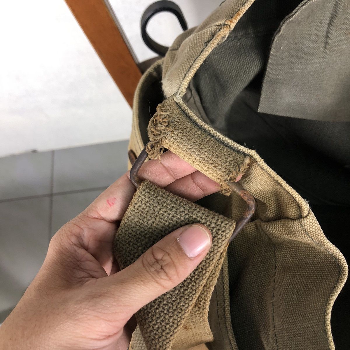 Vintage Vintage Military Worker Sling Bag Duck Canvas Buzz Ricksons Size ONE SIZE - 16 Thumbnail