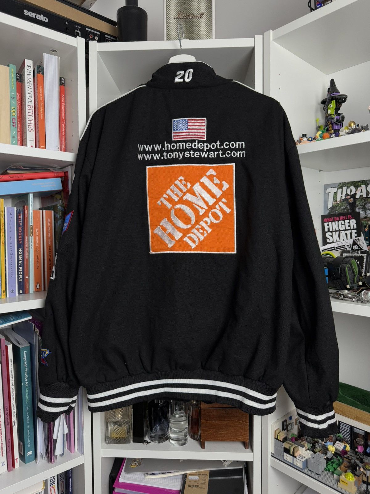NASCAR Vintage 90s Nascar by JH Design moto racing biker jacket Size US L / EU 52-54 / 3 - 2 Thumbnail