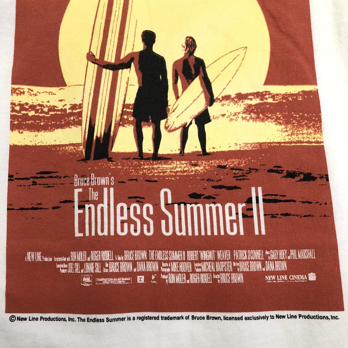 Vintage Vintage Bruce Brown The Endless Summer 2 Movie Tshirt Size US M / EU 48-50 / 2 - 6 Thumbnail