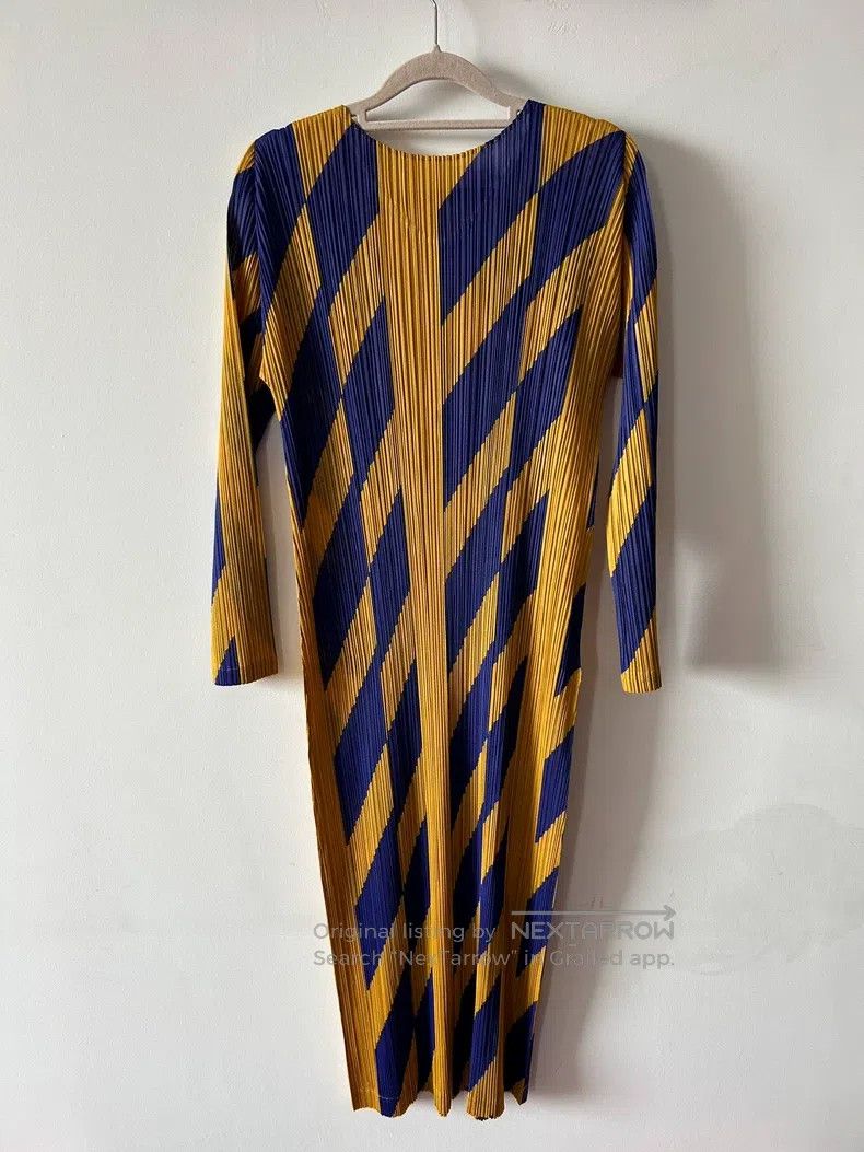 Issey Miyake Issey Miyake size:4 Yellow Dress Size S / US 4 / IT 40 - 2 Thumbnail