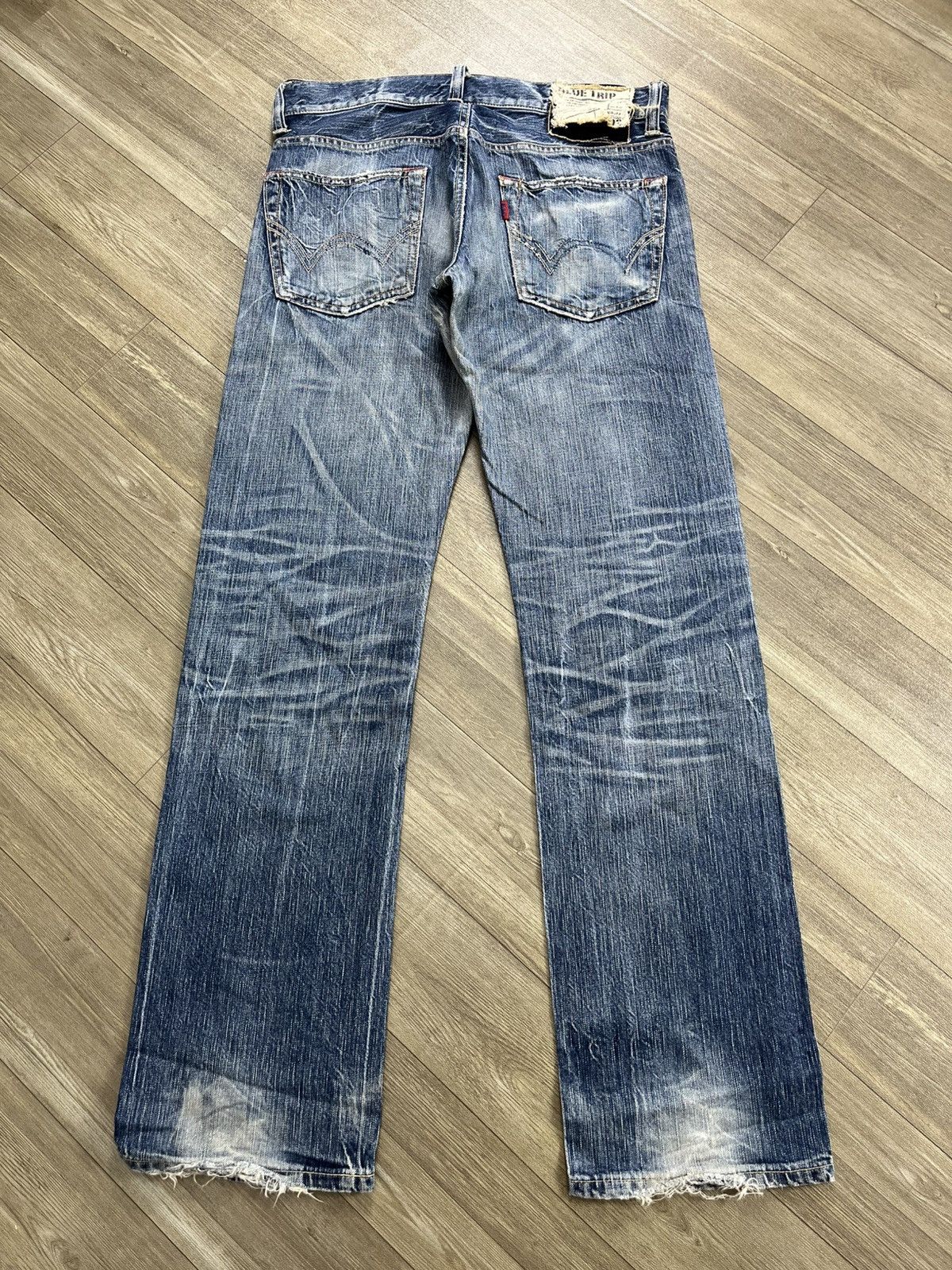 Hysteric Glamour Vintage Edwin 503 Distressed Faded Flared Jeans Lgb Style Size US 32 / EU 48 - 16 Thumbnail