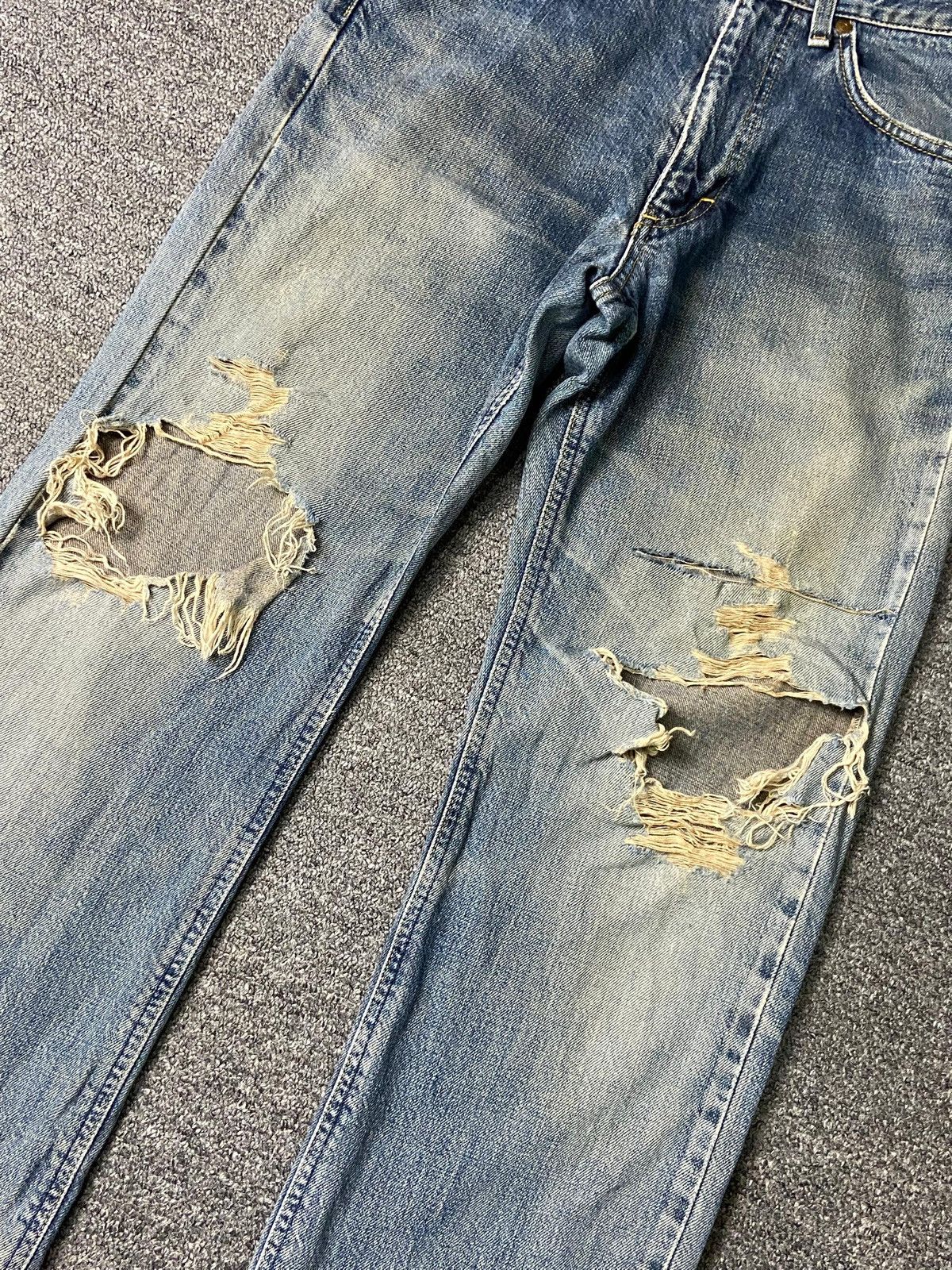 Japanese Brand × Lee × Vintage Vintage LEE RIDERS Distressed Denim Ripped Jeans (131) Size US 28 / EU 44 - 8 Thumbnail