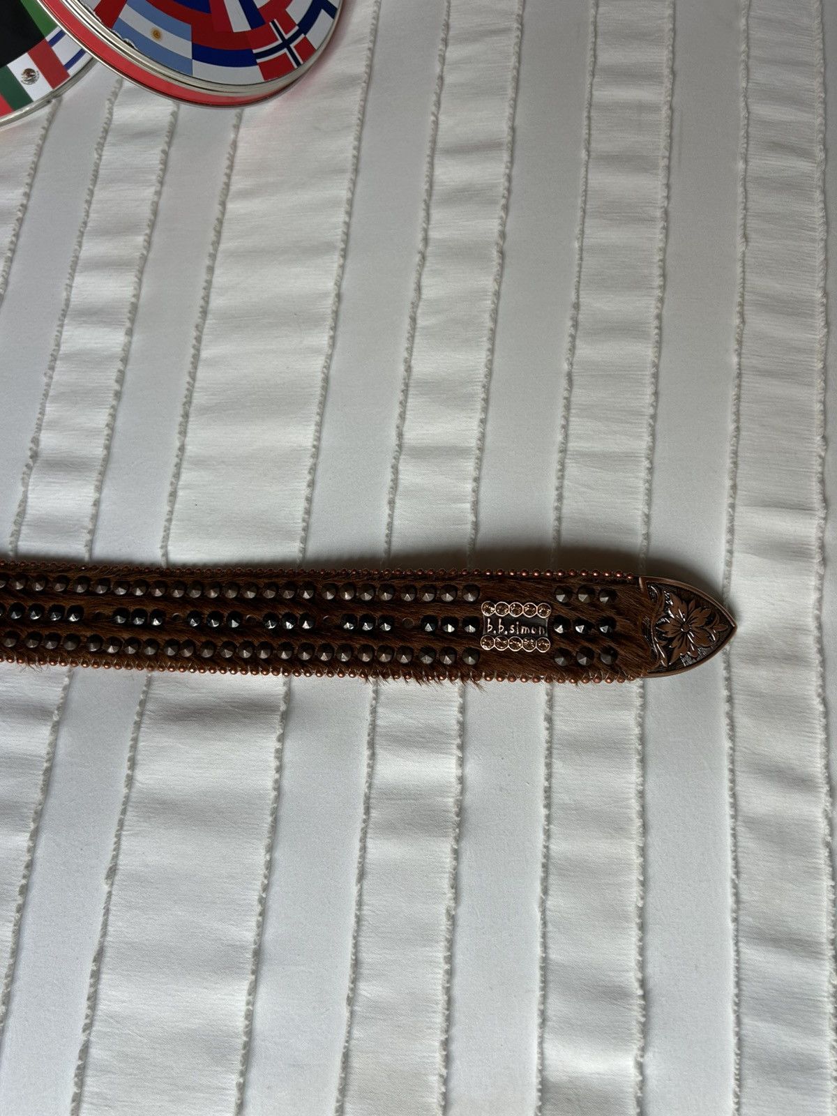 B.B. Simon B.B Simon Pony hair belt Size ONE SIZE - 4 Thumbnail