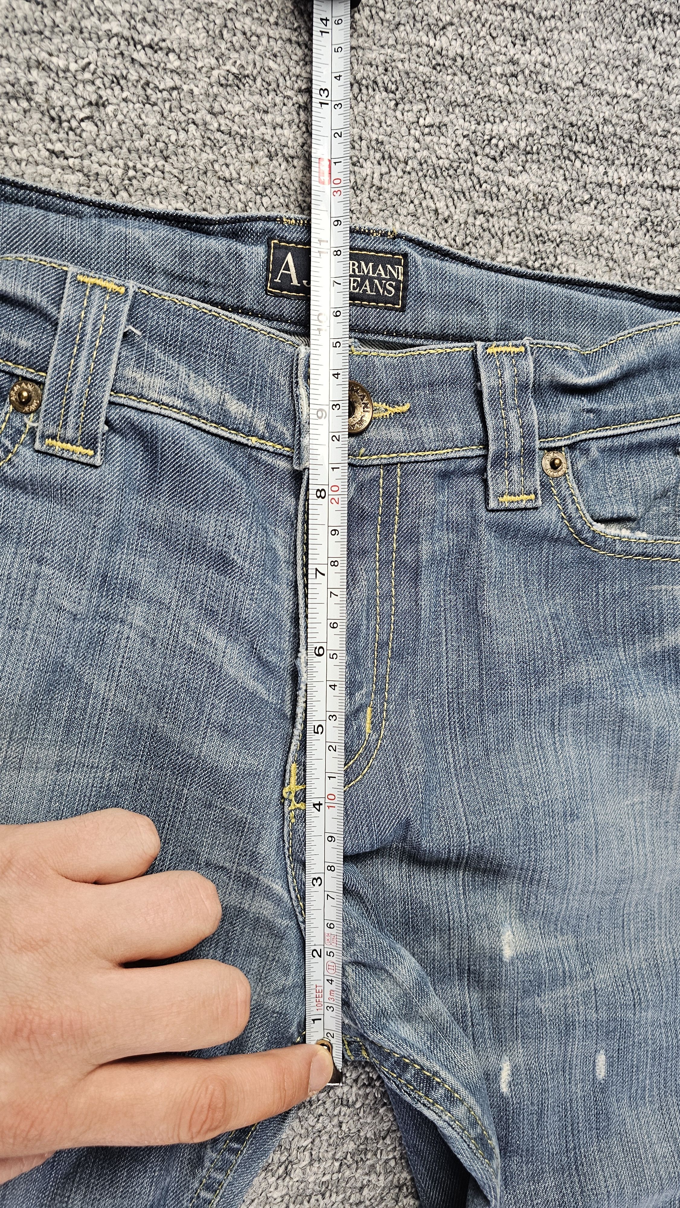 Armani Armani Jeans Vintage 006 High Rise Denim Italy Indigo 26 Size 26" / US 2 / IT 38 - 15 Thumbnail