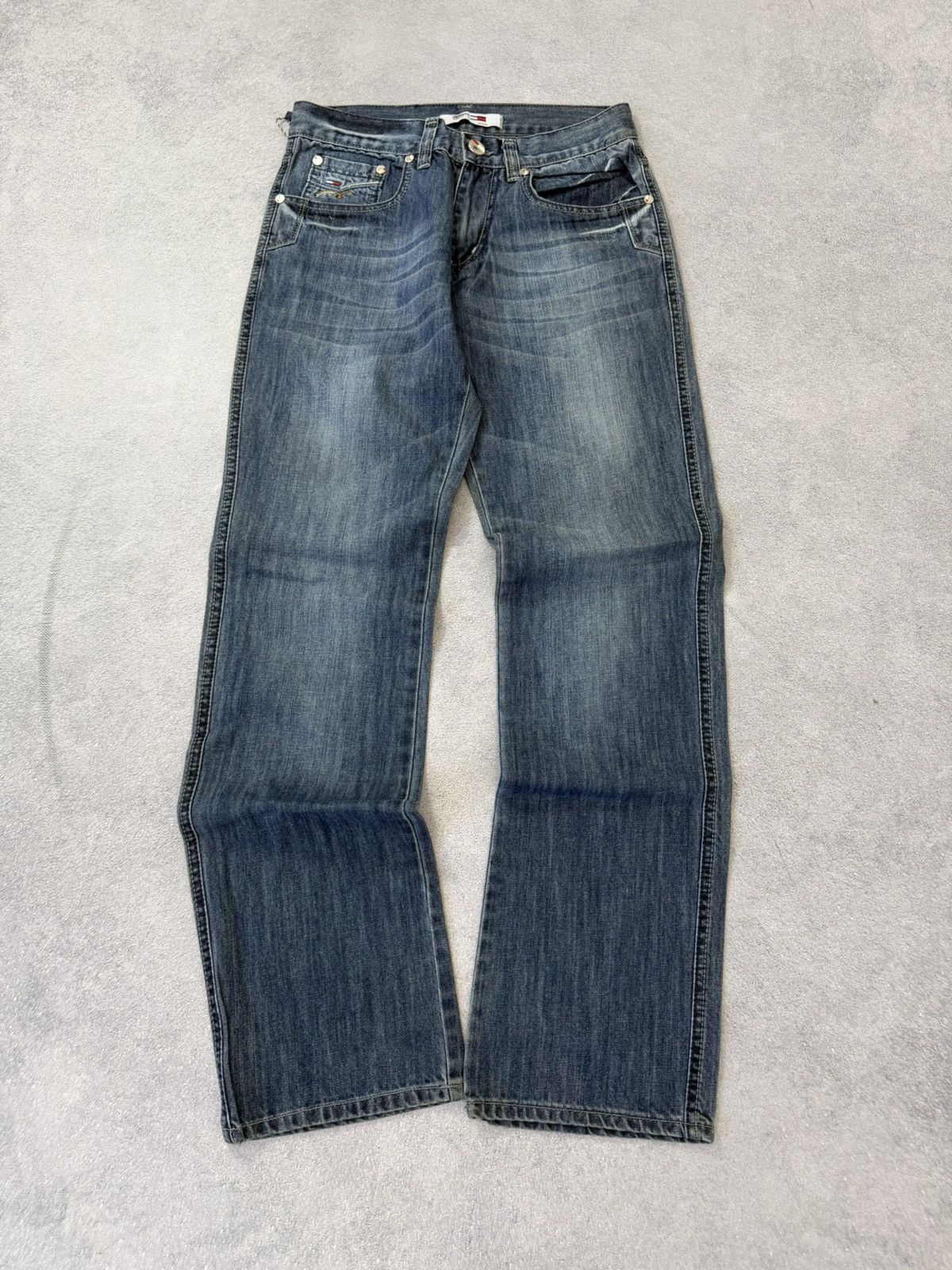 Hedi Slimane 00s Diesel Hedi Slimane Dior Style Washed Denim Jeans Size US 30 / EU 46 - 13 Thumbnail