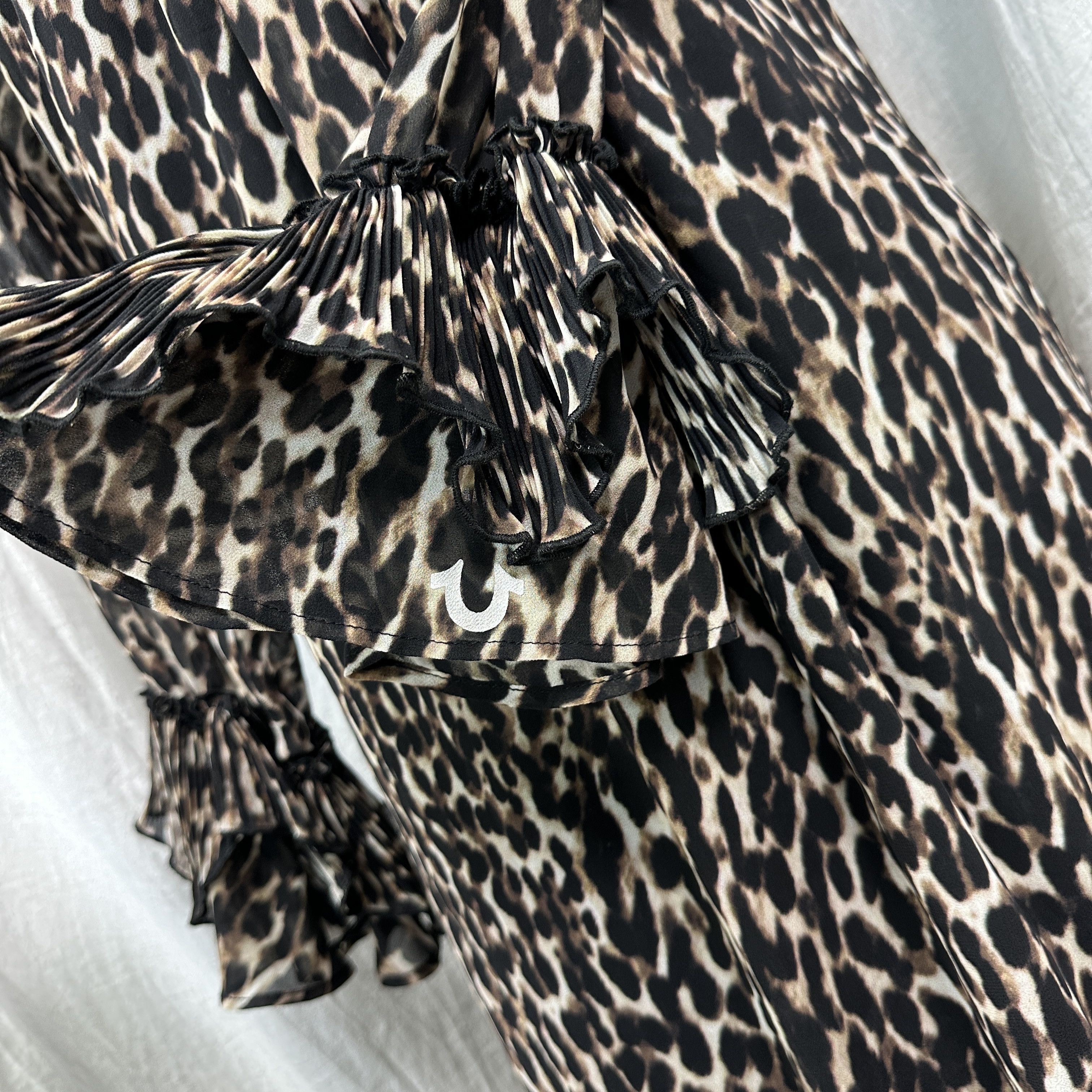 True Religion Vintage Avant Garde Cheetah True Religion Dress Y2K Size M / US 6-8 / IT 42-44 - 8 Thumbnail