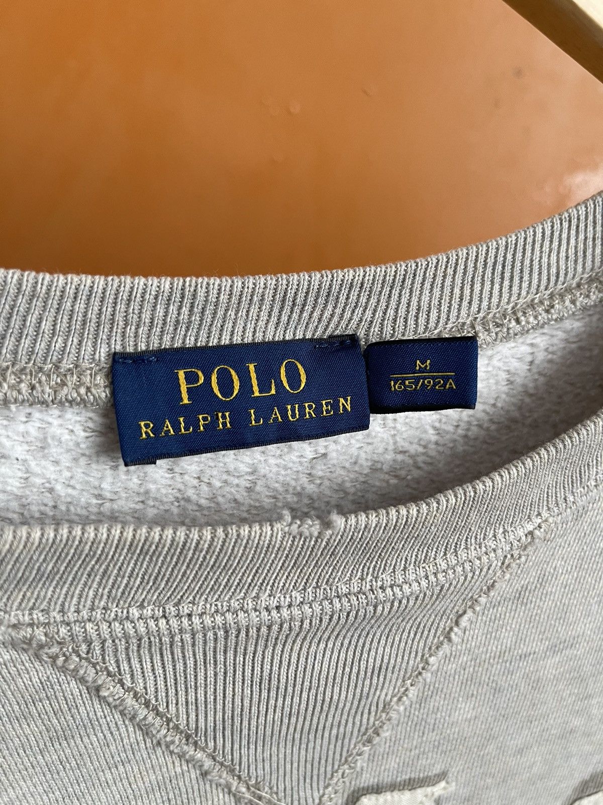 Polo Ralph Lauren Polo Distressed Logo Sweatshirt Size US M / EU 48-50 / 2 - 4 Thumbnail