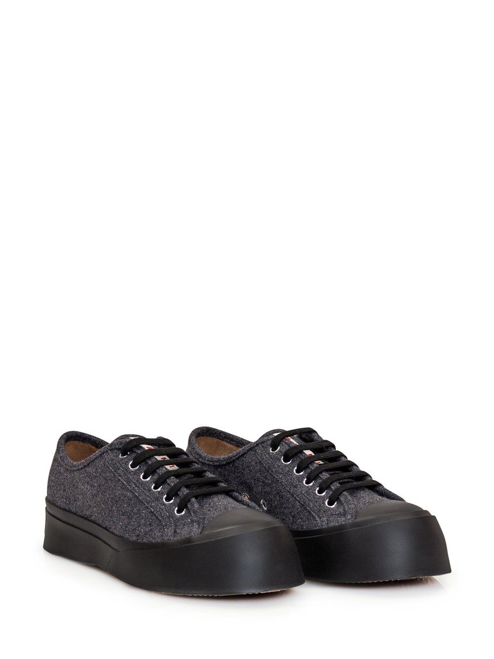 Marni o1y0225 Low-Top Sneakers in Grey/Black Size US 8 / EU 41 - 4 Thumbnail