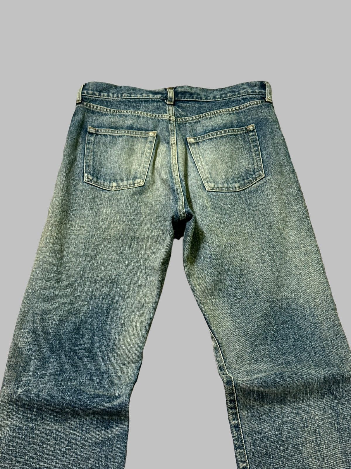 Saint Laurent Paris SAINT LAURENT PARIS D16 MUDDY WASH DISTRESSED DENIM JEAN Size US 31 - 10 Thumbnail