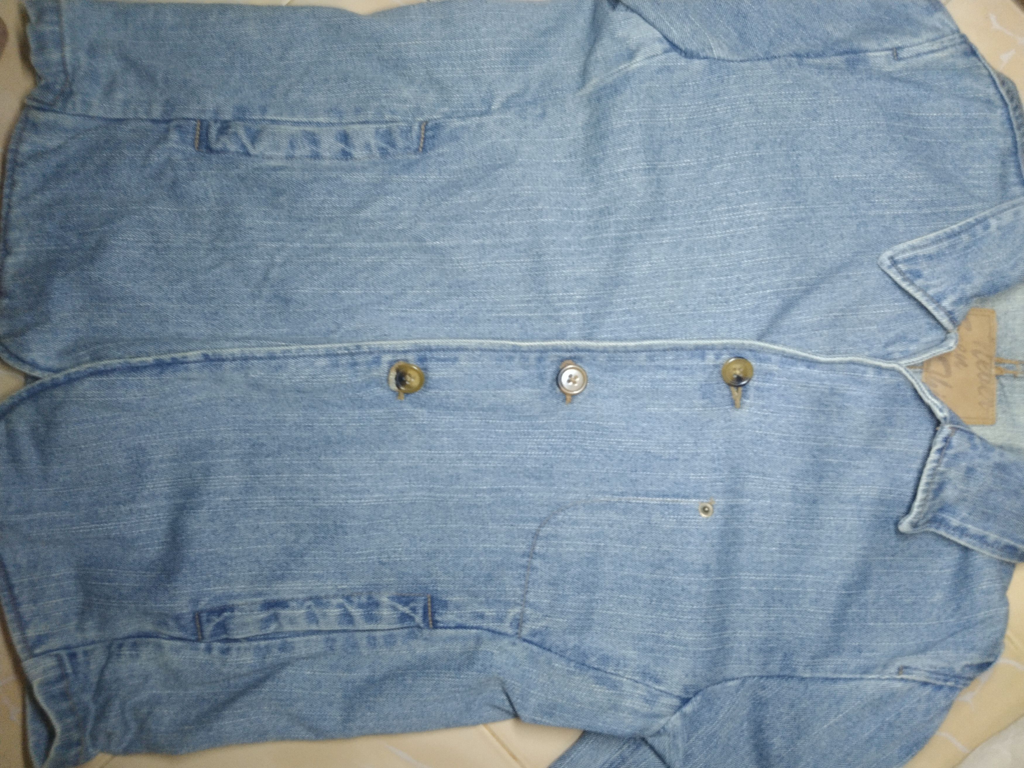 Japanese Brand Never Seen Thing denim jacket Size US M / EU 48-50 / 2 - 9 Thumbnail