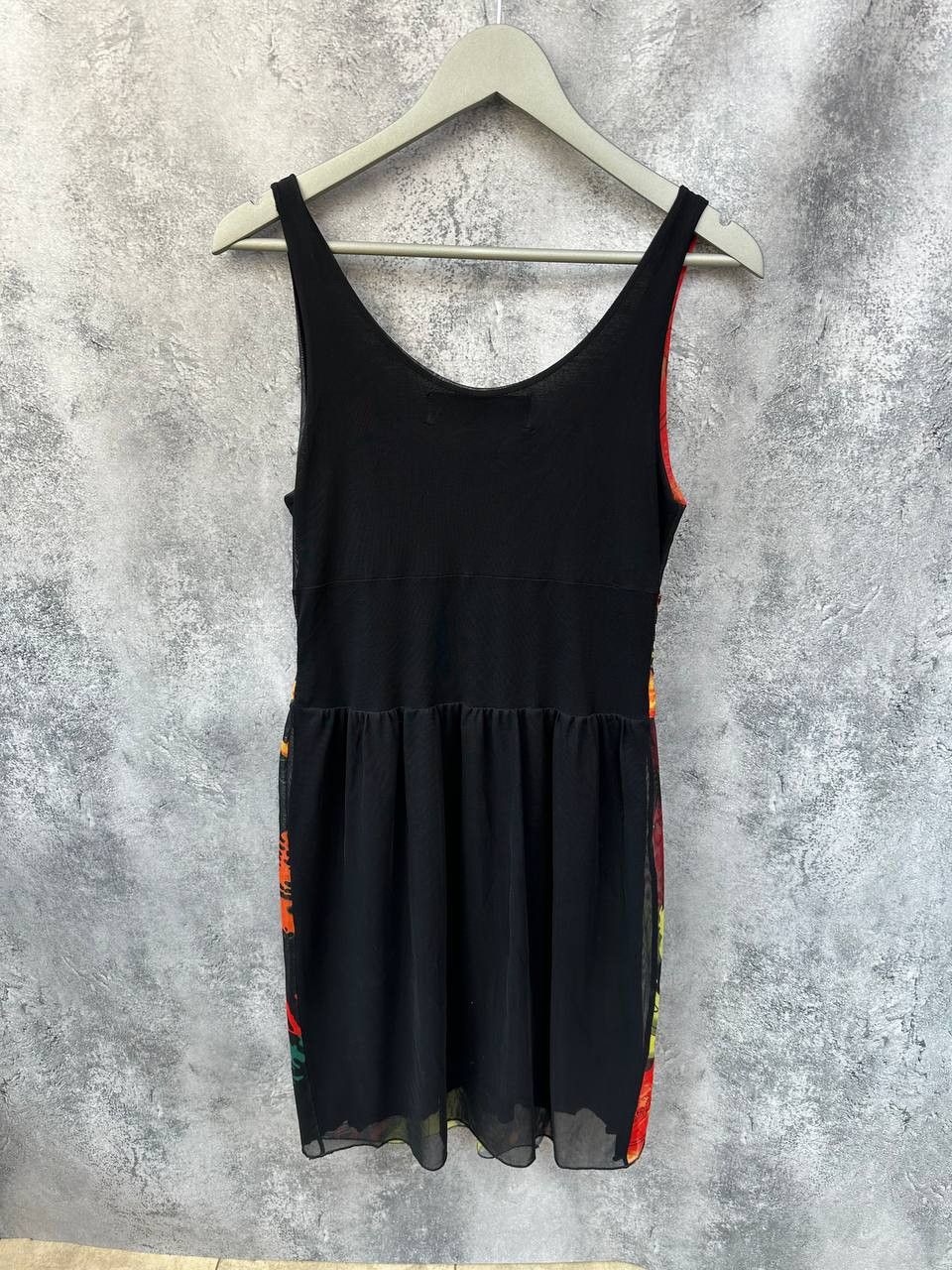 Desigual × Karl Lagerfeld Desigual By Karl Lagerfeld Florecilla Dress Floral Mesh Size L / US 10 / IT 46 - 3 Thumbnail