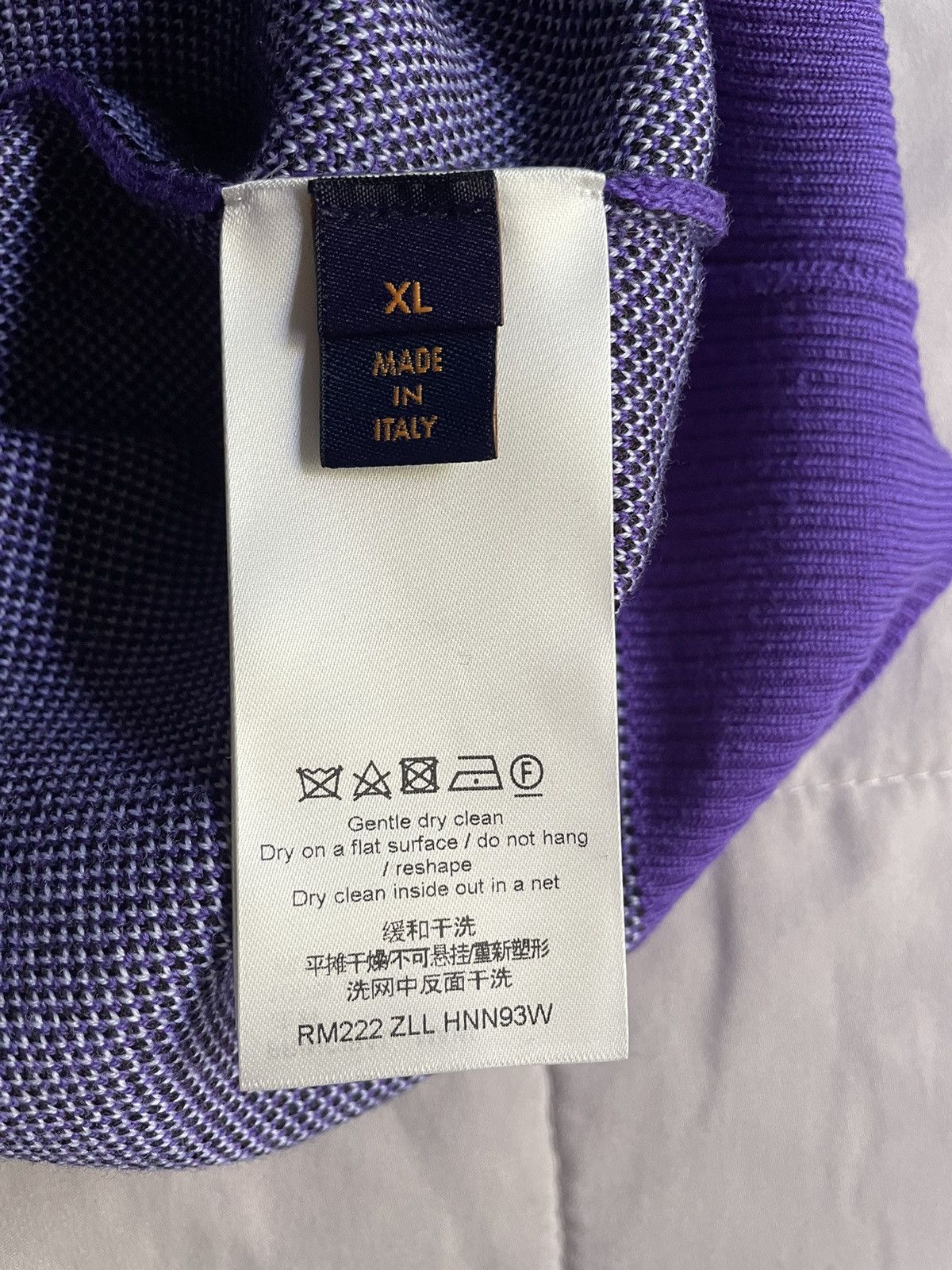 Louis Vuitton Louis Vuitton Purple Studio Jacquard Crewneck Size US XL / EU 56 / 4 - 9 Thumbnail