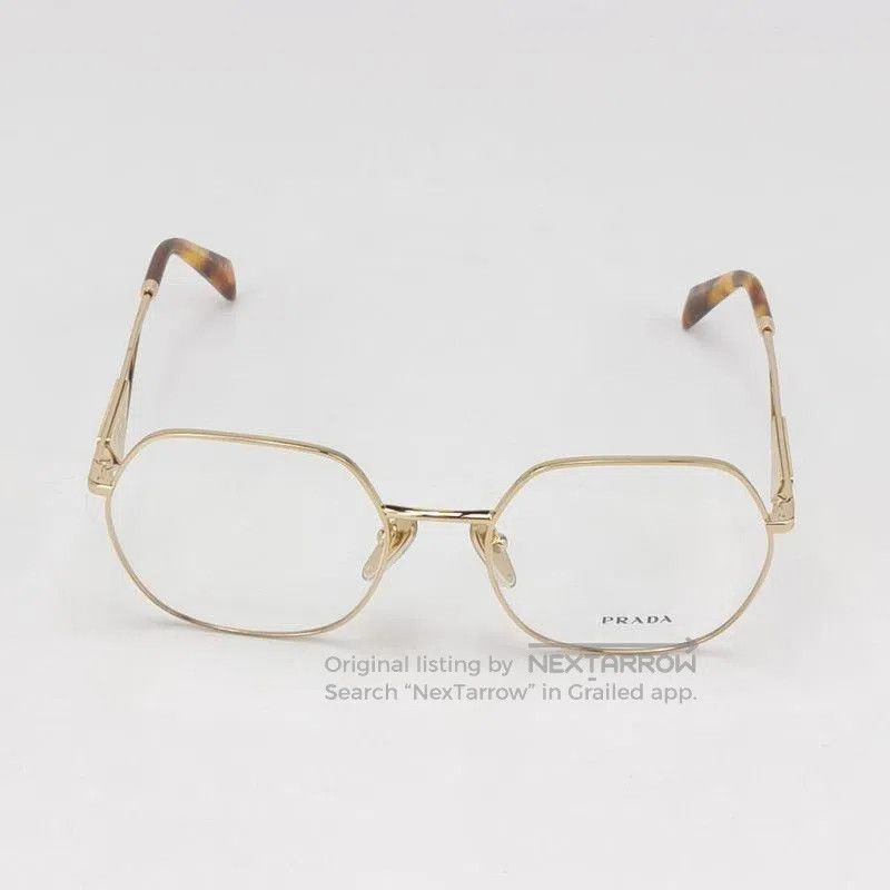 Prada Prada Triangular Logo Full Frame Eyeglasses. Size ONE SIZE - 2 Thumbnail