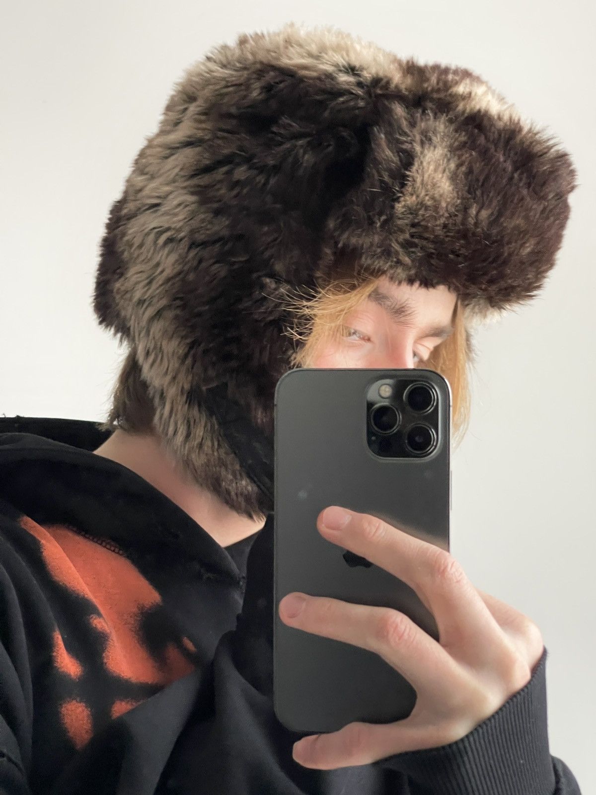 Japanese Brand Vintage fuzzy mohair japanese ushanka hat avant garde Size ONE SIZE - 1 Thumbnail
