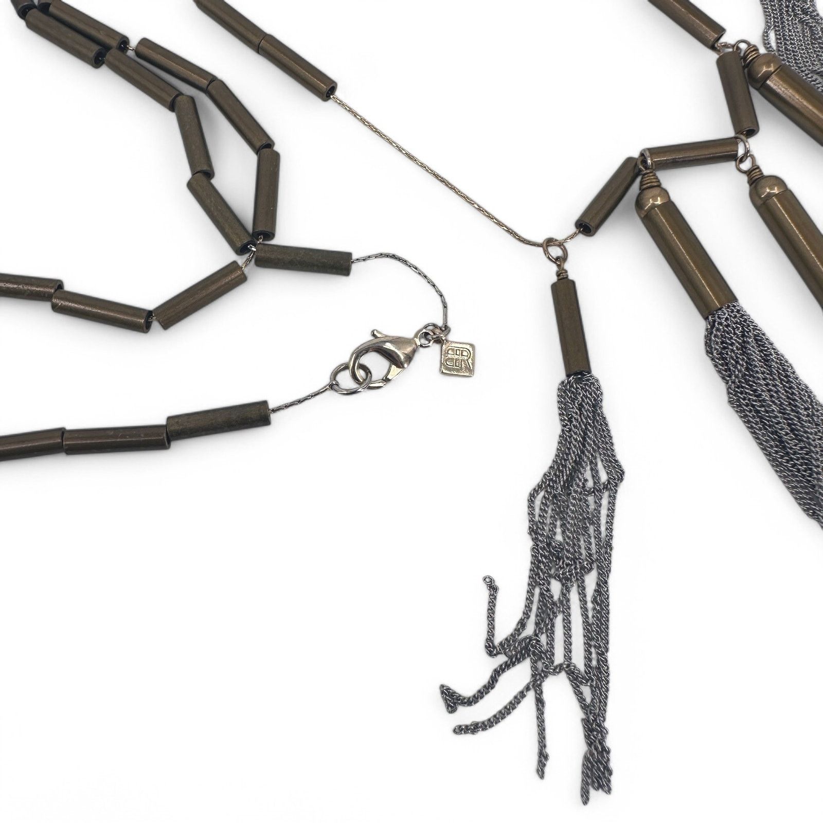 Banana Republic Banana Republic Chain Tassel Statement Necklace Size ONE SIZE - 3 Thumbnail