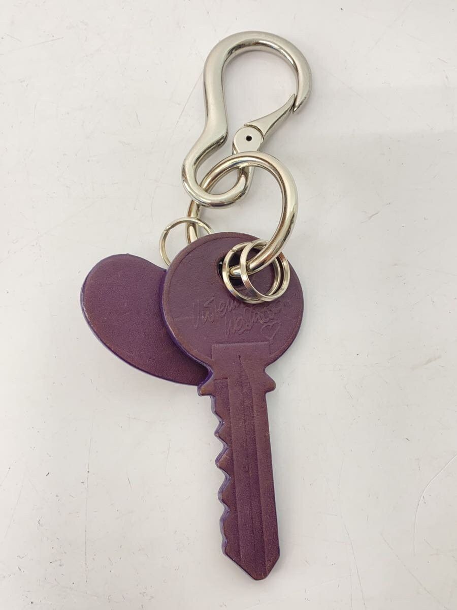 Vivienne Westwood Heart Orb Leather Keyring Size ONE SIZE - 4 Thumbnail