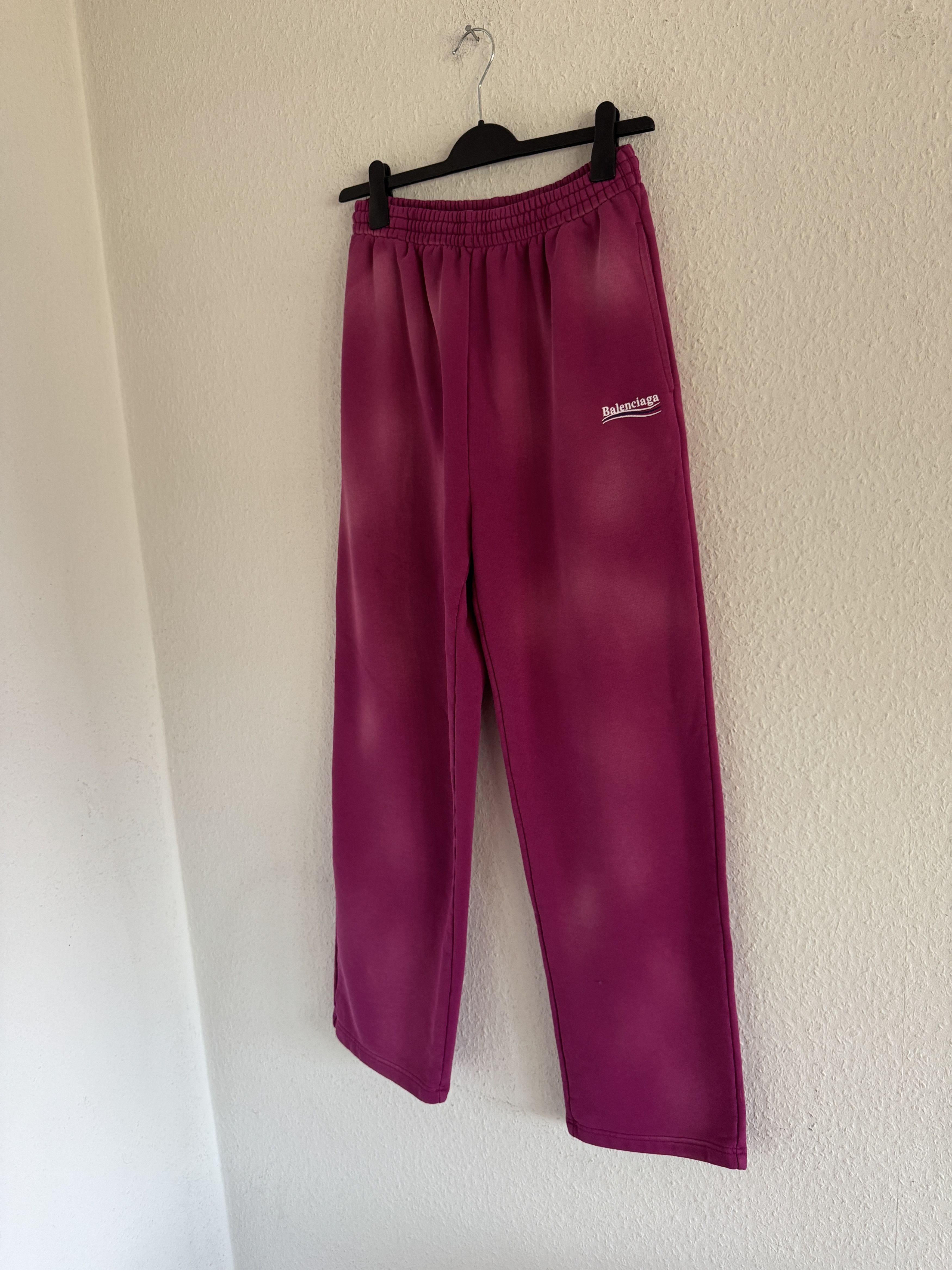 Balenciaga Pink Campaign Sweatpants Size US 32 / EU 48 - 2 Thumbnail
