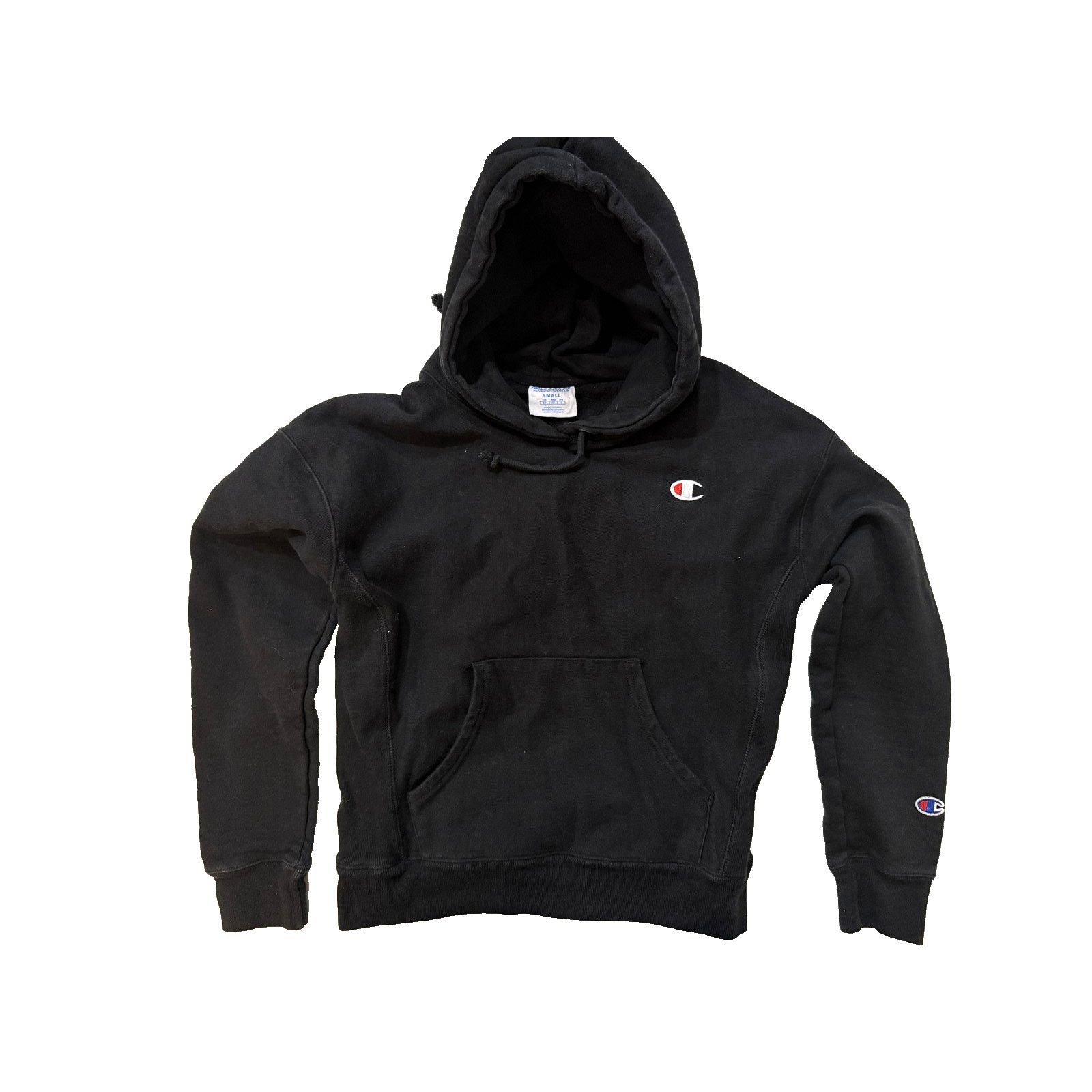 Champion Vintage 90s Champion Reverse Weave Hoodie Men Small Black Size US S / EU 44-46 / 1 - 1 Thumbnail