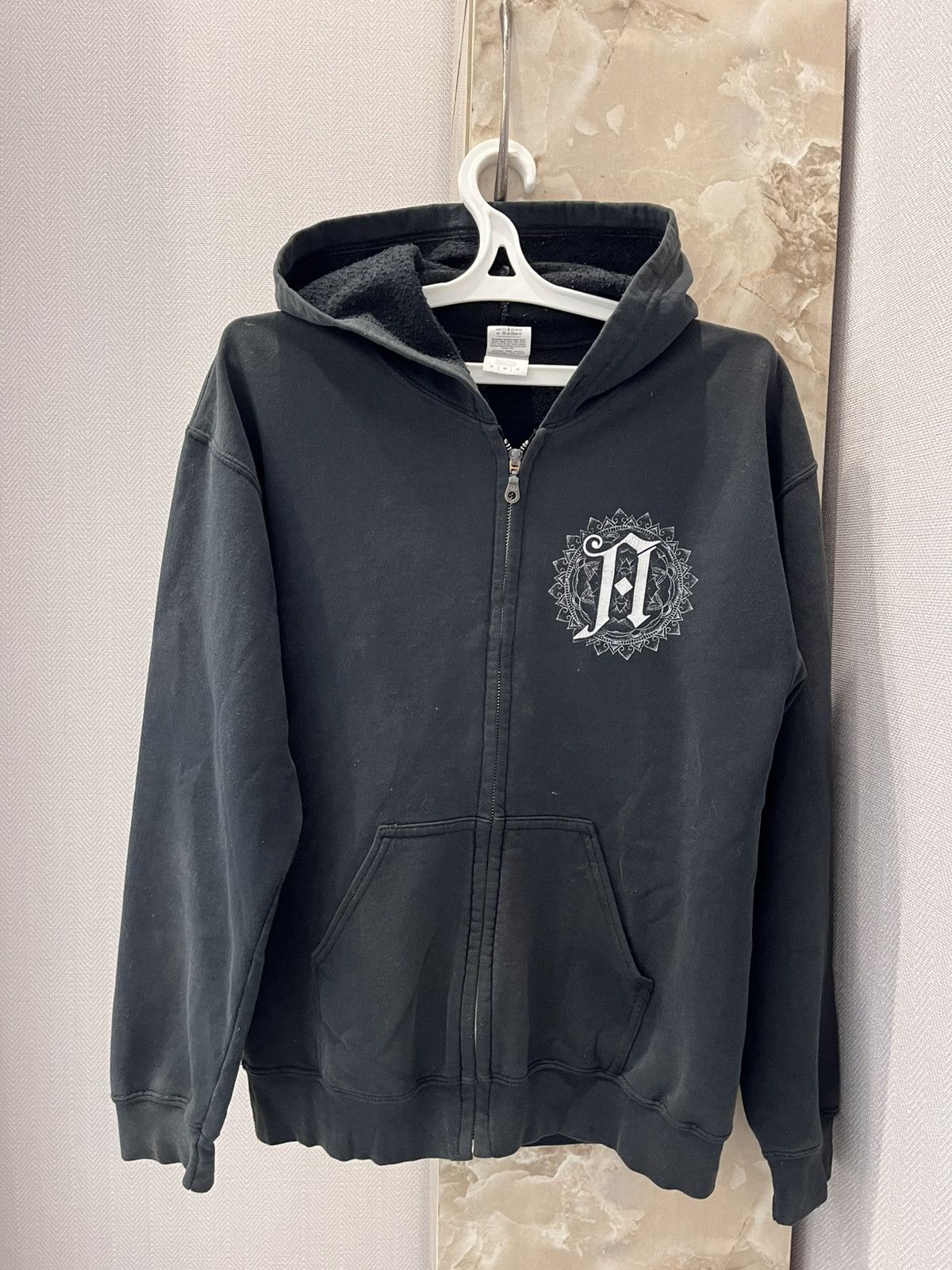 Architect × Band Tees × Vintage Vintage Architects Zip Hoodie Rock Faded Metal Core Graphic Size US M / EU 48-50 / 2 - 2 Thumbnail