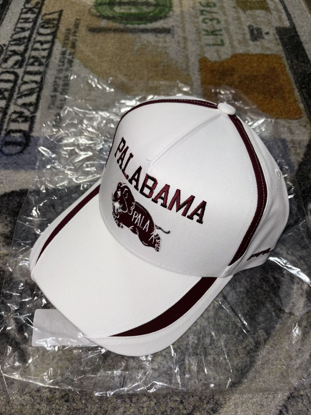 Palace Palace Palabama P Frame 5-Panel Hat White Size ONE SIZE - 1 Thumbnail