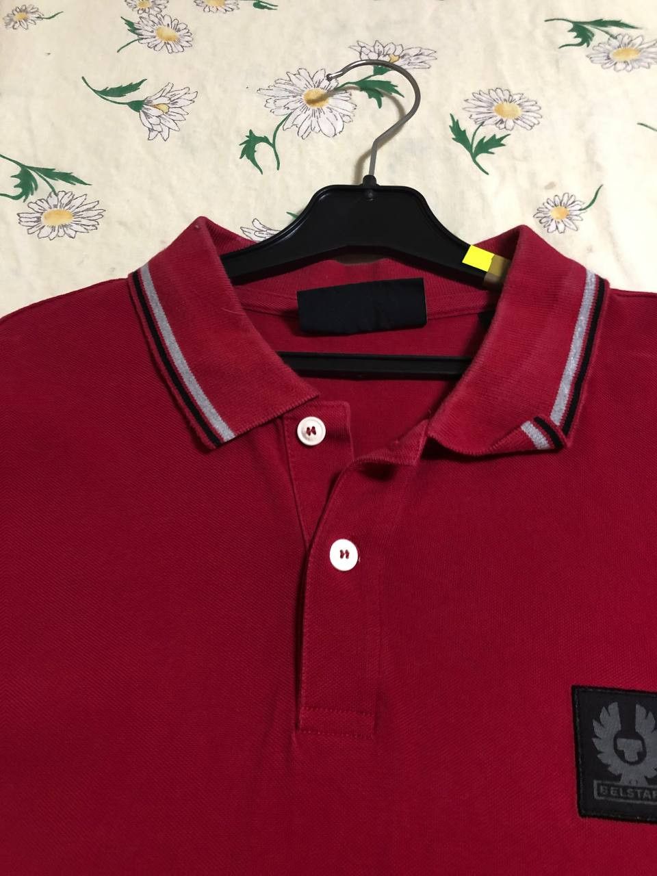 Belstaff Streetwear Polo Belstaff red logo T-Shirt Y2K Vintage Size US M / EU 48-50 / 2 - 4 Thumbnail