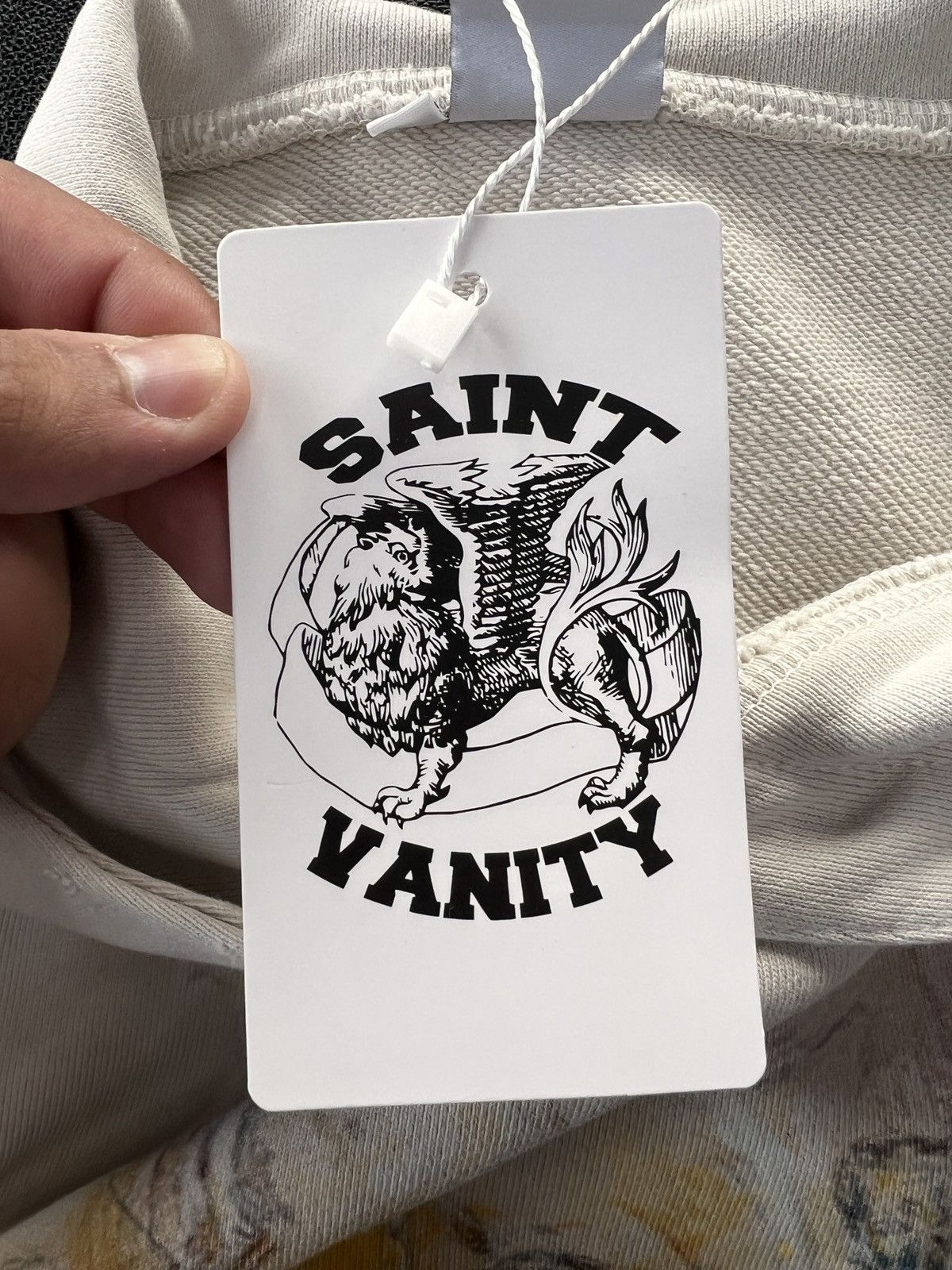 Saint Vanity Saint Vanity “Vain Life” Hoodie (Cream) / SMALL Size US S / EU 44-46 / 1 - 4 Thumbnail