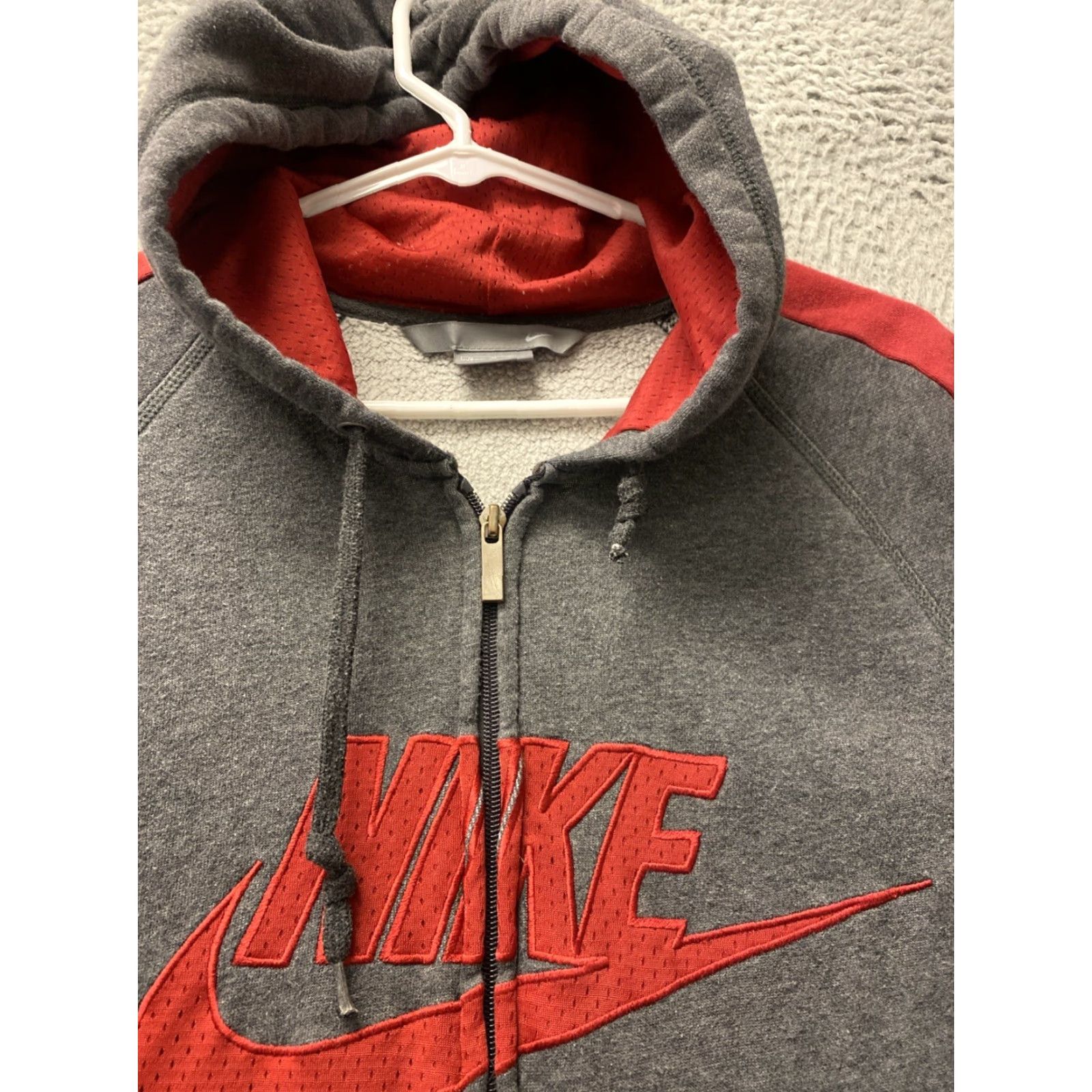 Nike Nike Sportswear Hoodie Mens M Gray Swoosh Fleece Pullover Sweatshirt /43-46 Size US M / EU 48-50 / 2 - 4 Thumbnail