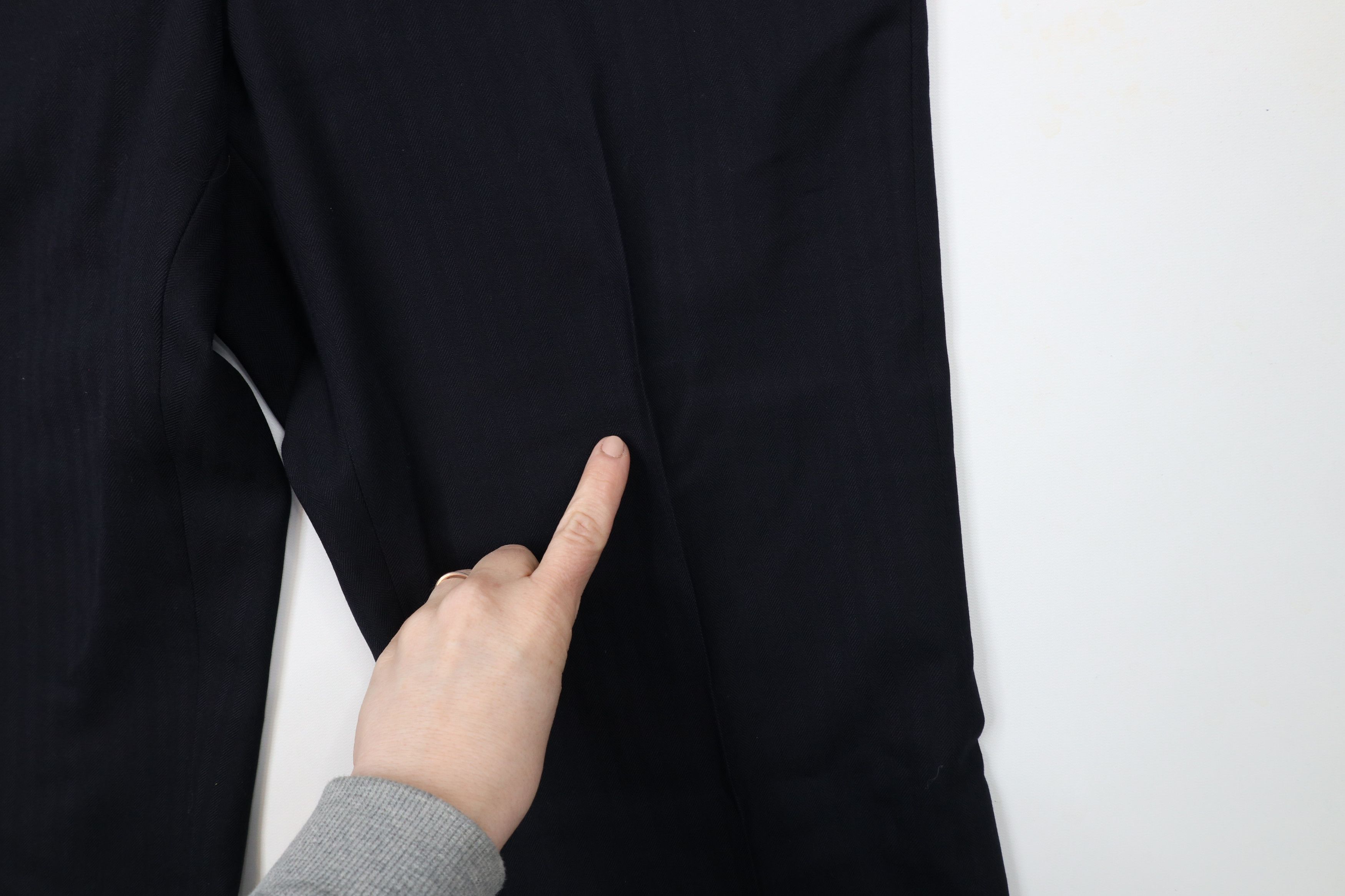 Vintage Vintage 70s Streetwear Herringbone Wide Leg Chino Pants USA Size US 32 / EU 48 - 5 Thumbnail