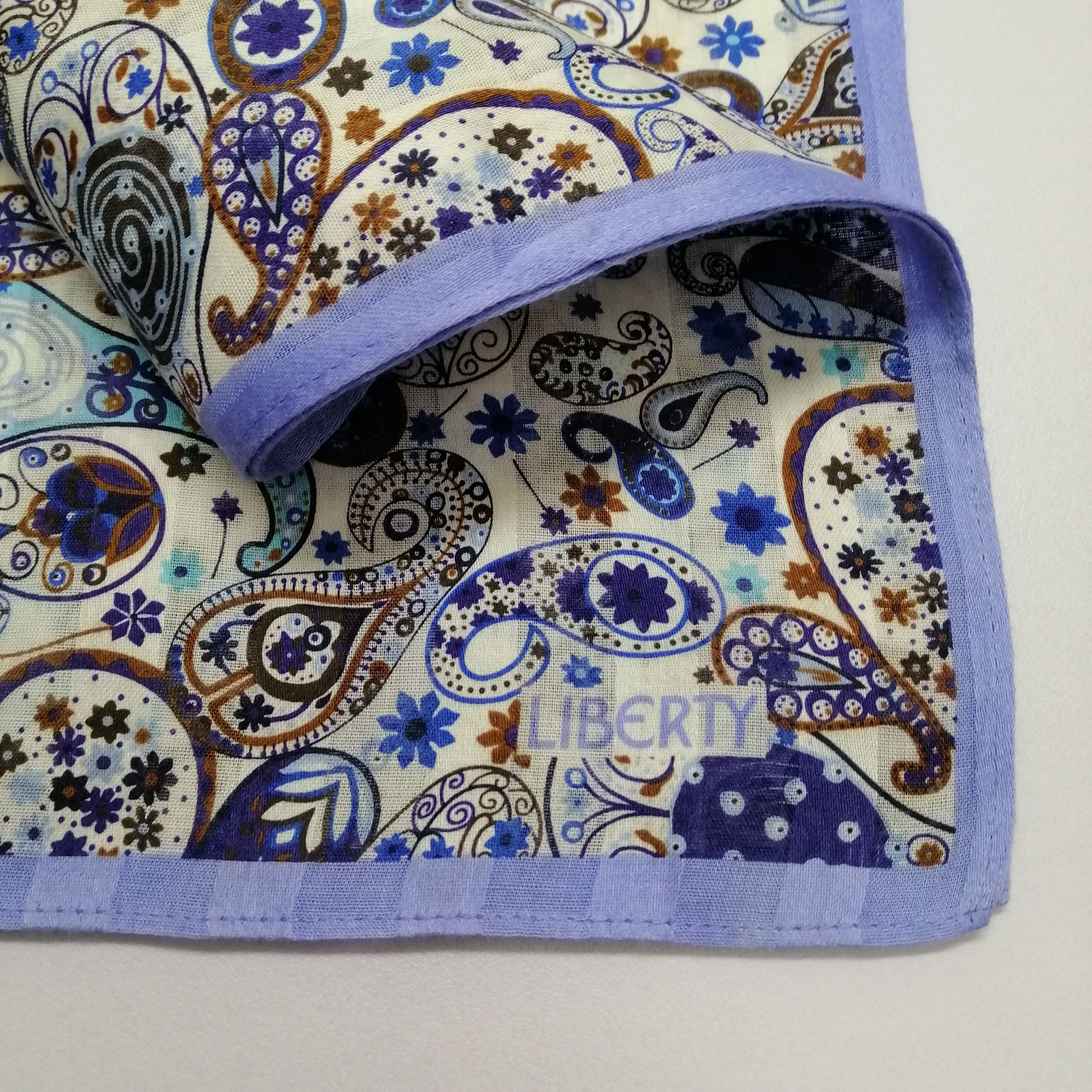 Liberty × Vintage Liberty Handkerchief / Neckerchief / Bandana-KD1336 Size ONE SIZE - 3 Thumbnail