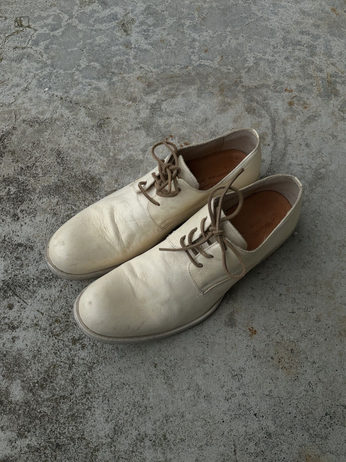 Japanese Brand Kyoji Maruyama ivory bagguette clown leather derby ccp guidi Size US 9.5 / EU 42-43 - 12 Thumbnail