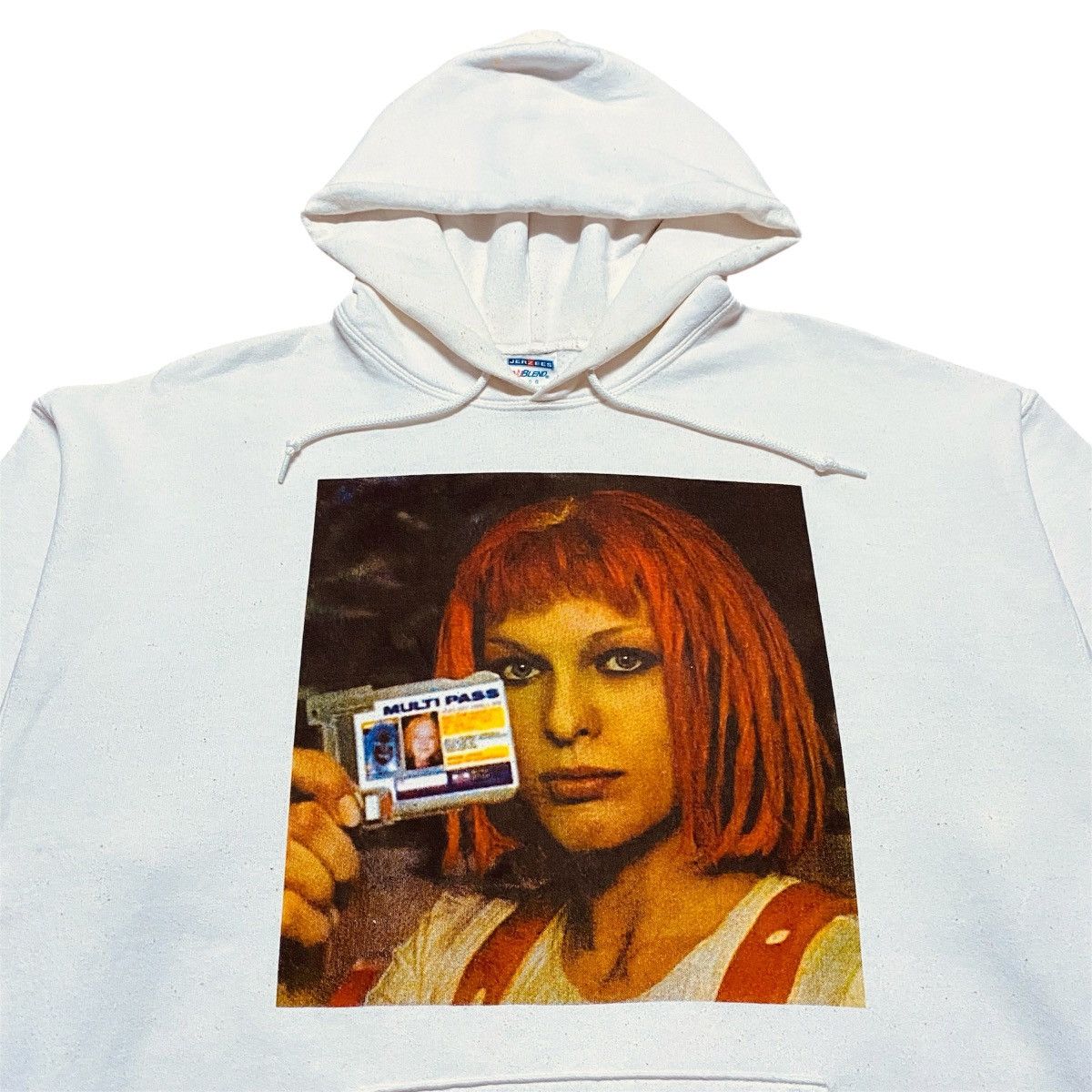 Vintage Rare‼️🔥Vintage 90's Leeloo Multipass The Fifth Element Hoodie Size US M / EU 48-50 / 2 - 3 Thumbnail