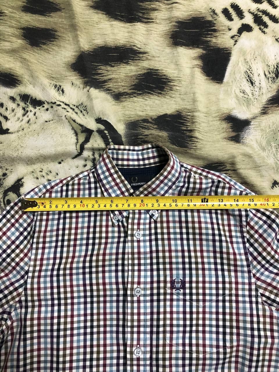 Fred Perry Fred Perry Classic Long Sleeve Checked Shirt Size S Size US S / EU 44-46 / 1 - 6 Thumbnail