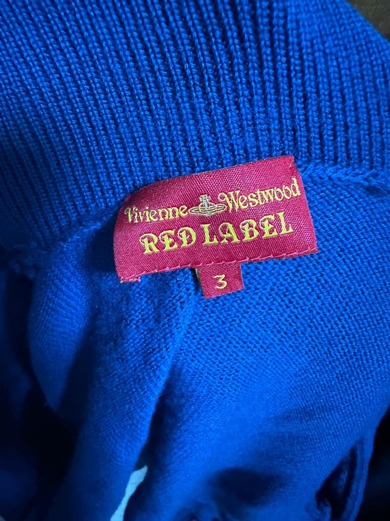Vivienne Westwood Vivienne Westwood Blue embroidered Saturn sweater Size L / US 10 / IT 46 - 5 Thumbnail