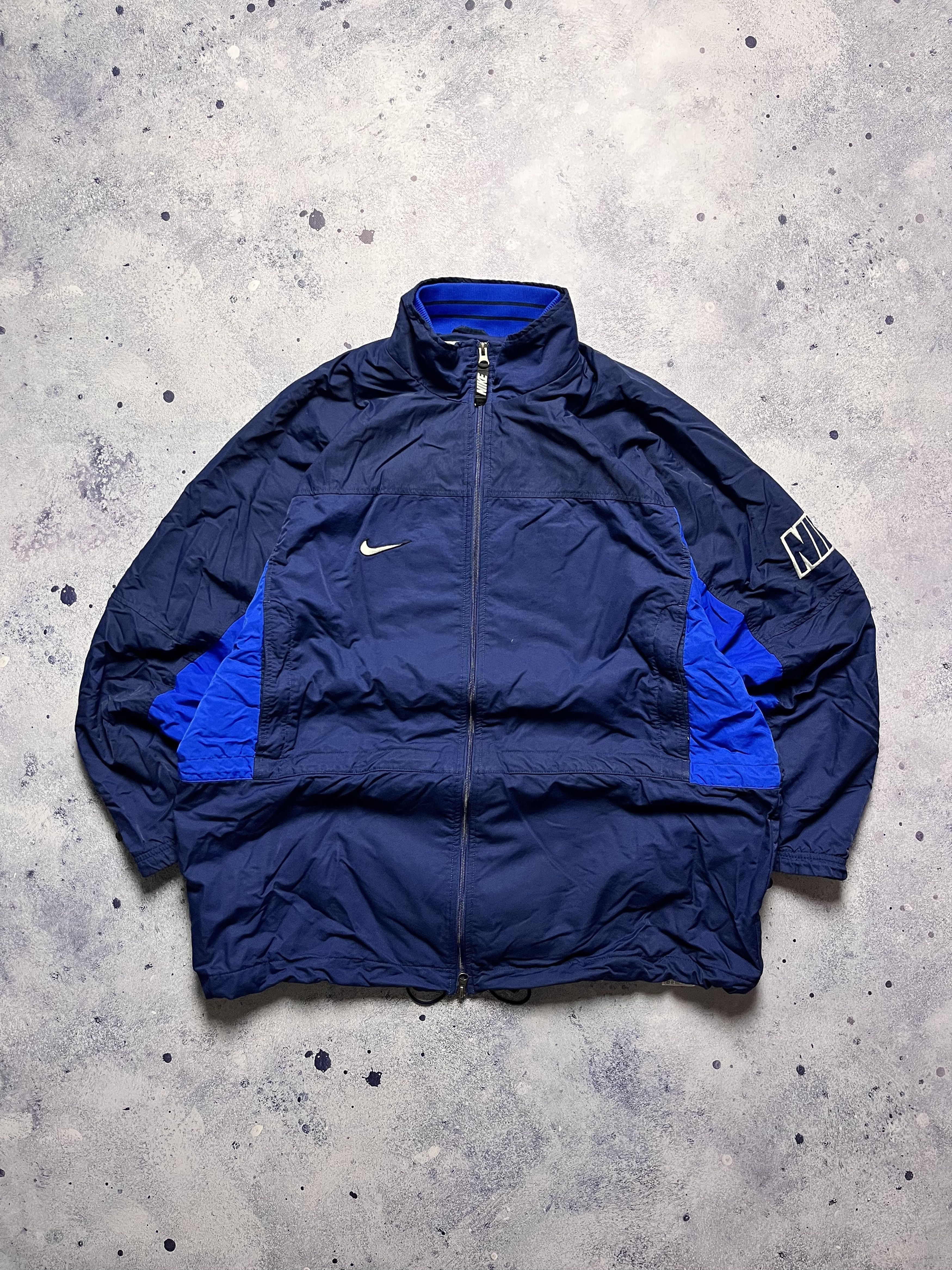 Nike Nike 90's Vintage Big Logo Oversize Windbreaker Light Jacket Size US XL / EU 56 / 4 - 2 Thumbnail