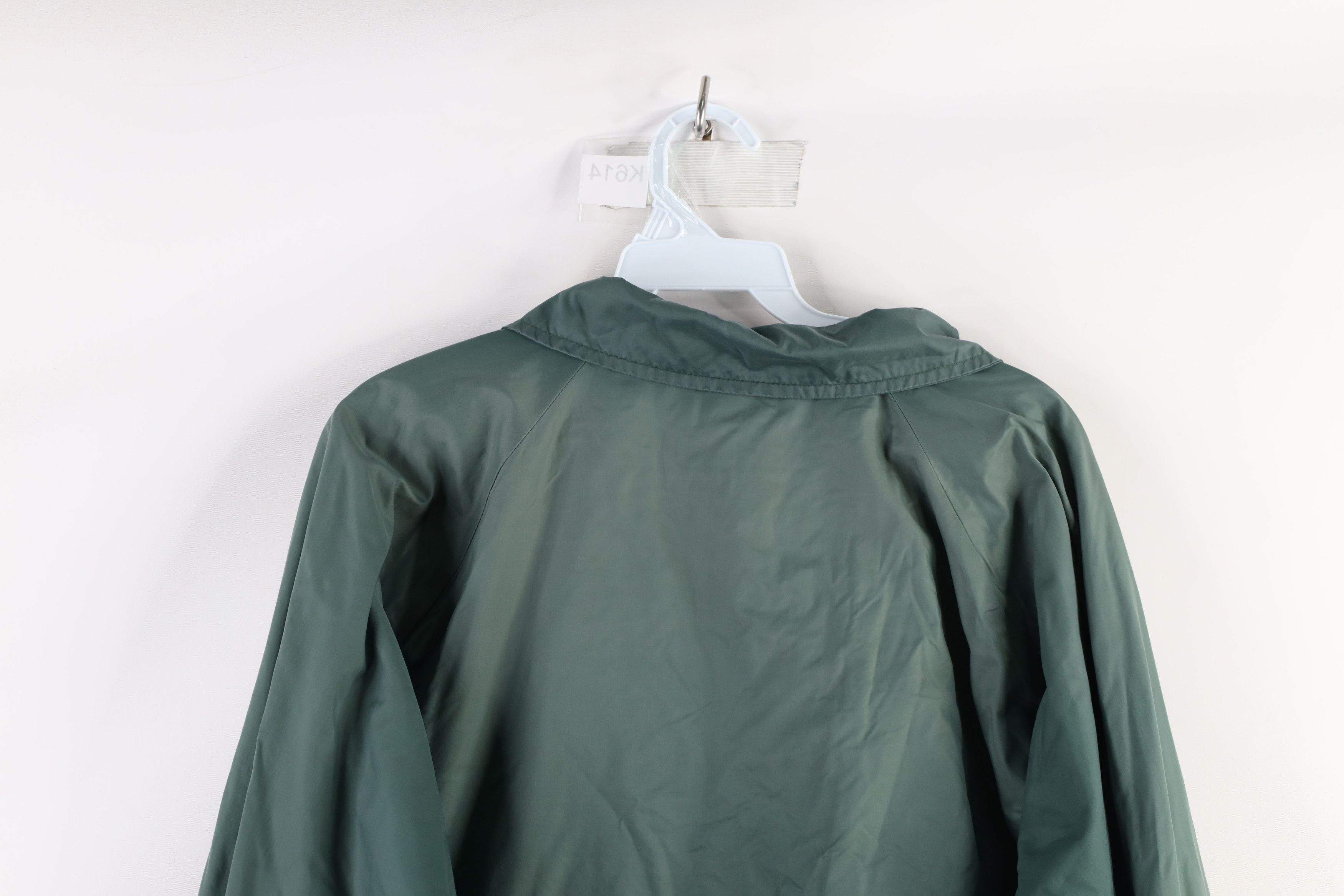 Vintage Vintage 90s Big Mac Coach Coaches Jacket Green Size ONE SIZE - 10 Thumbnail