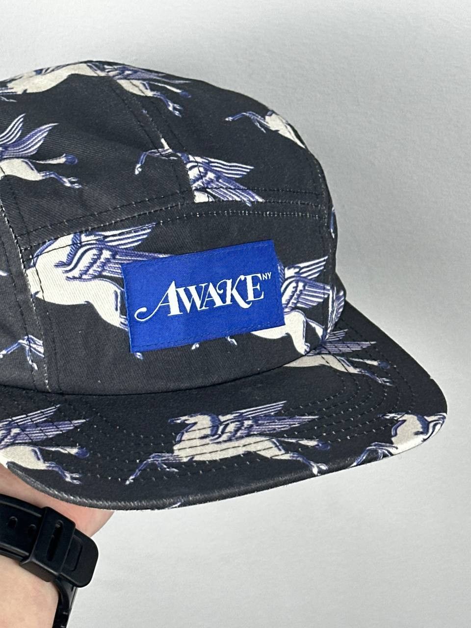 Awake NY Awake NY Printed 5 Pannel Snapback Hat Rare Size ONE SIZE - 3 Thumbnail